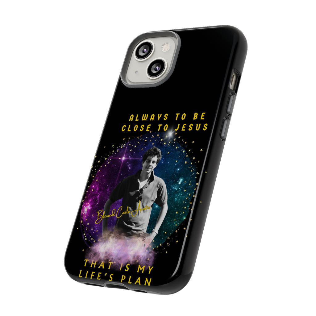 Blessed Carlo Acutis Tough Phone Cases Black
