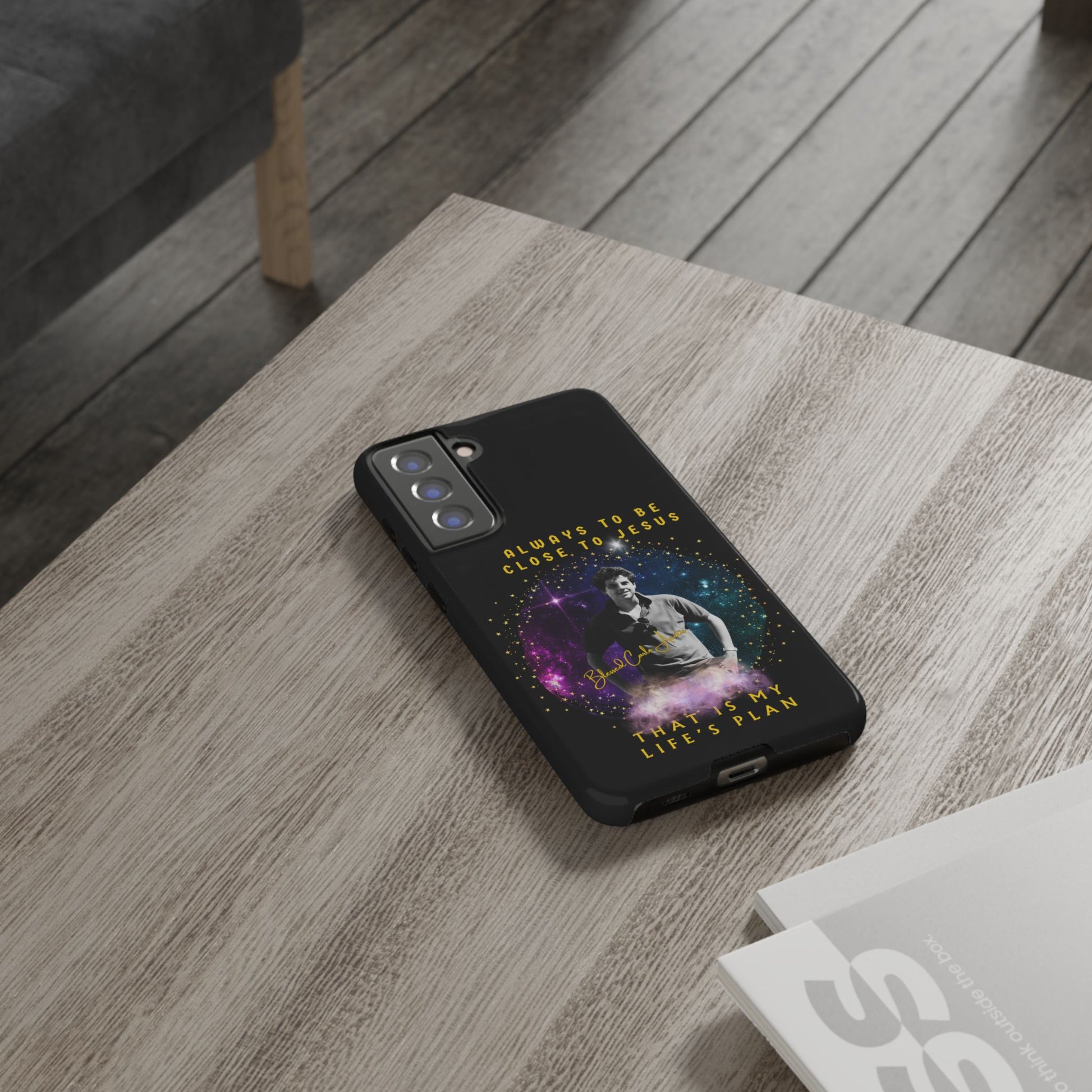 Blessed Carlo Acutis Tough Phone Cases Black