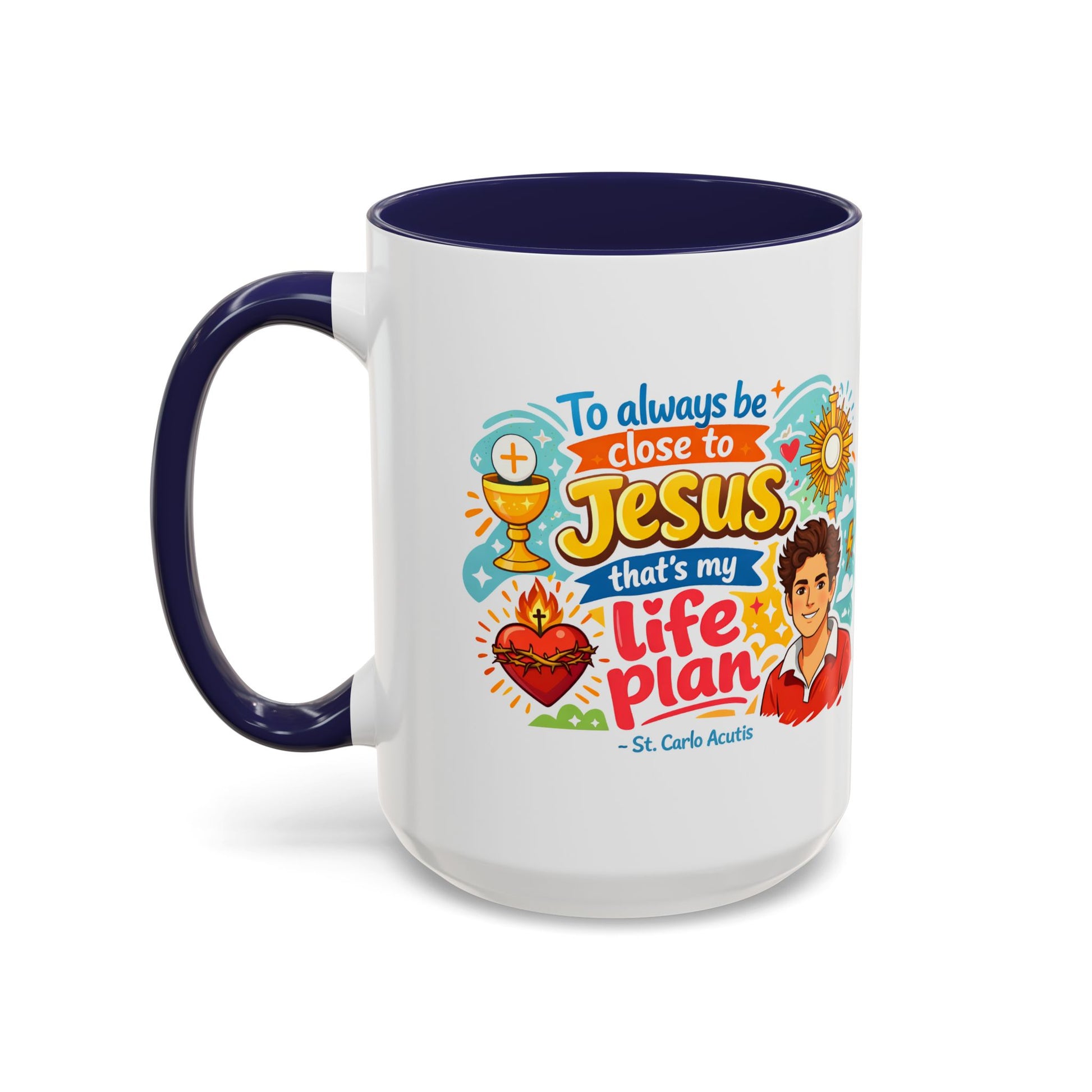 St. Carlo Acutis Kids/Teens Accent Mug