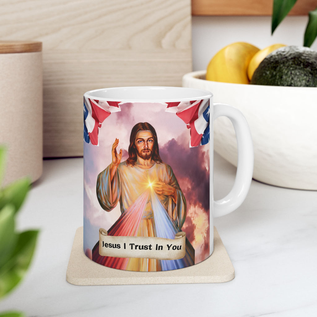 Jesus I Trust In You Patriotic (11oz, 15oz)