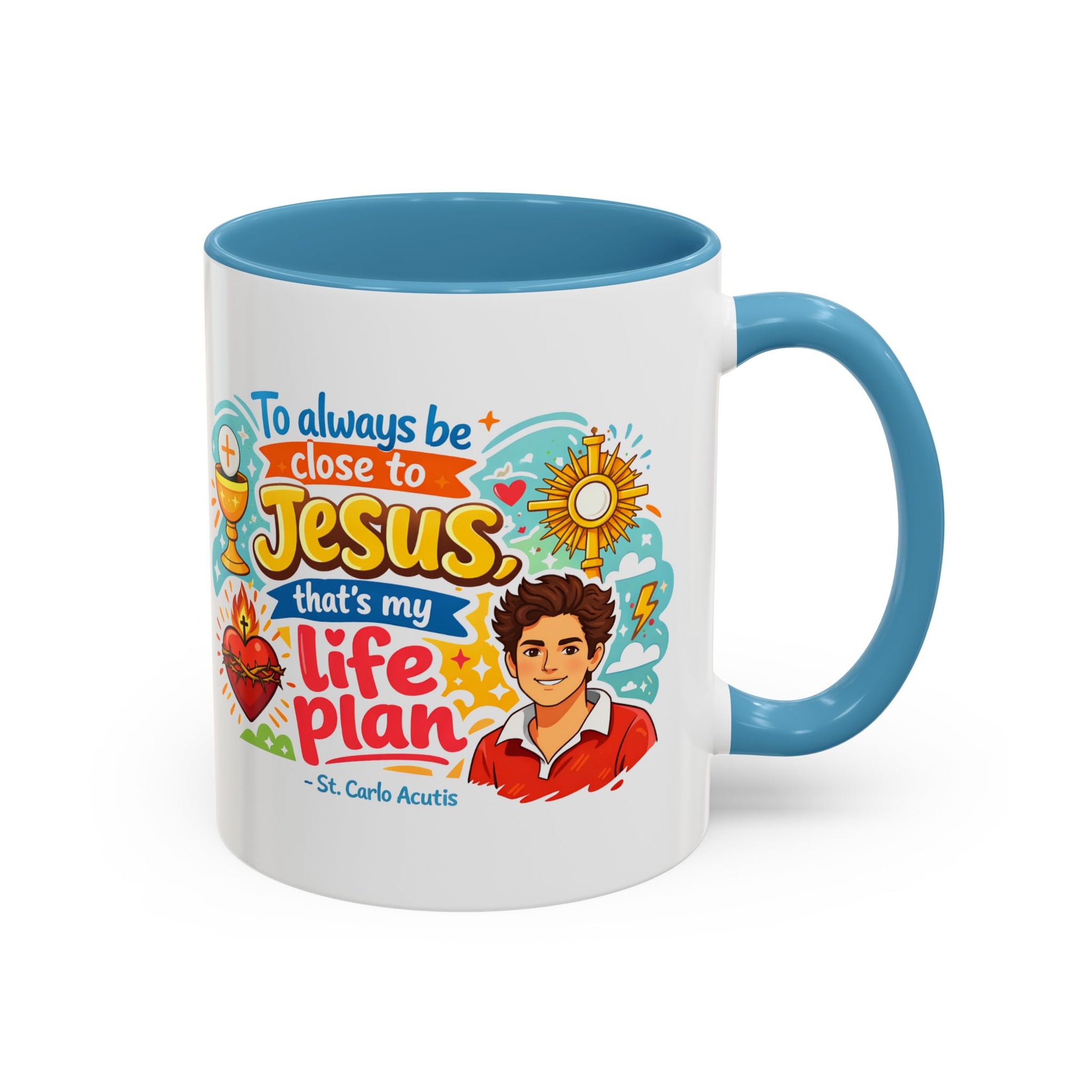 St. Carlo Acutis Kids/Teens Accent Mug
