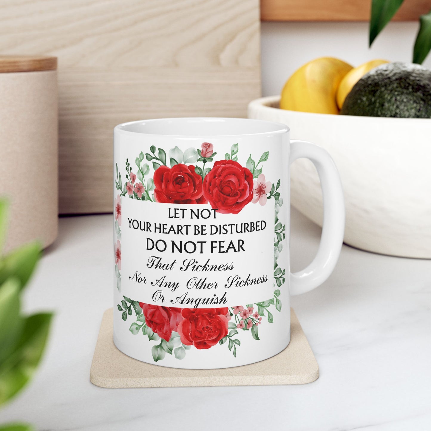 Our Lady of Guadalupe Floral Mug(11oz, 15oz)