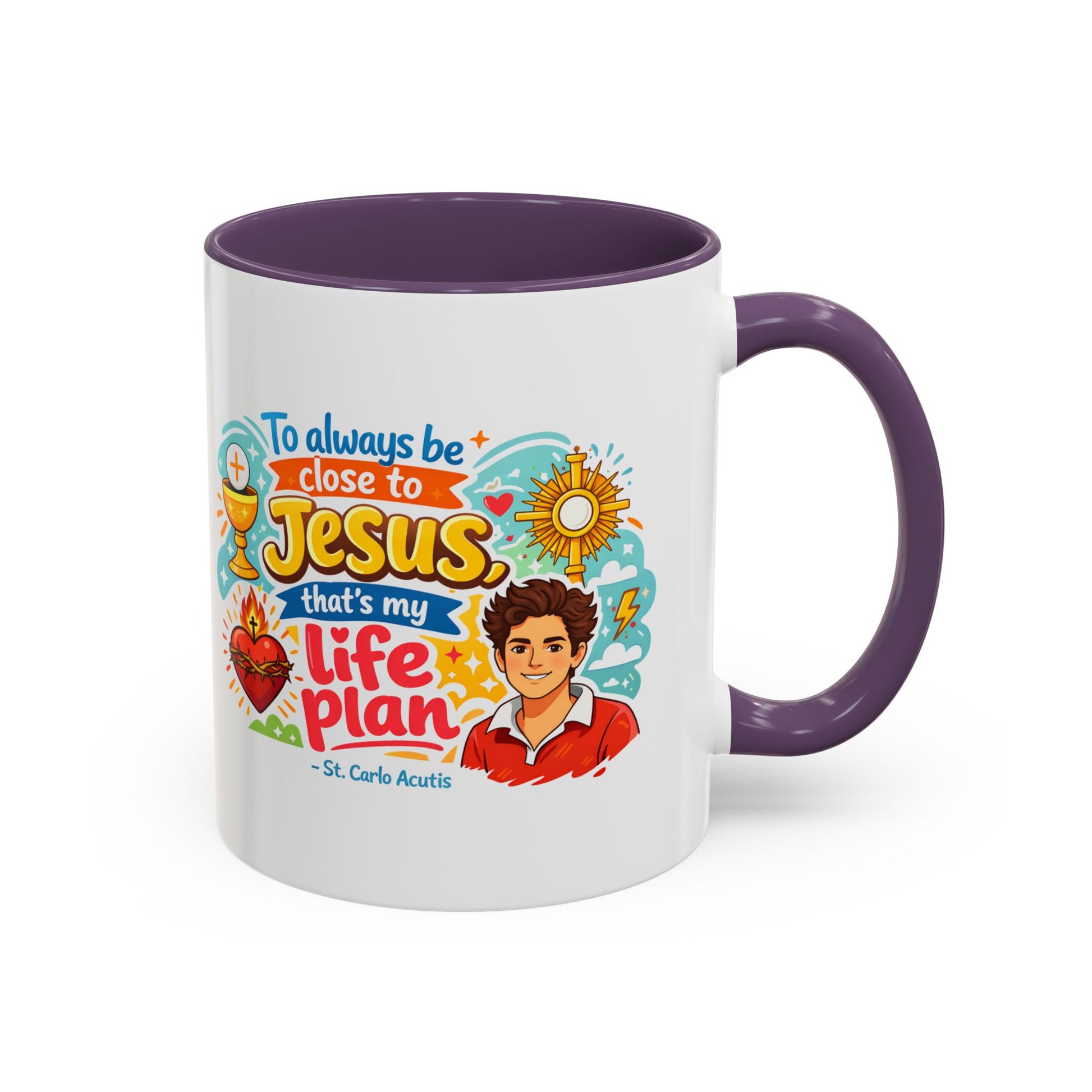 St. Carlo Acutis Kids/Teens Accent Mug