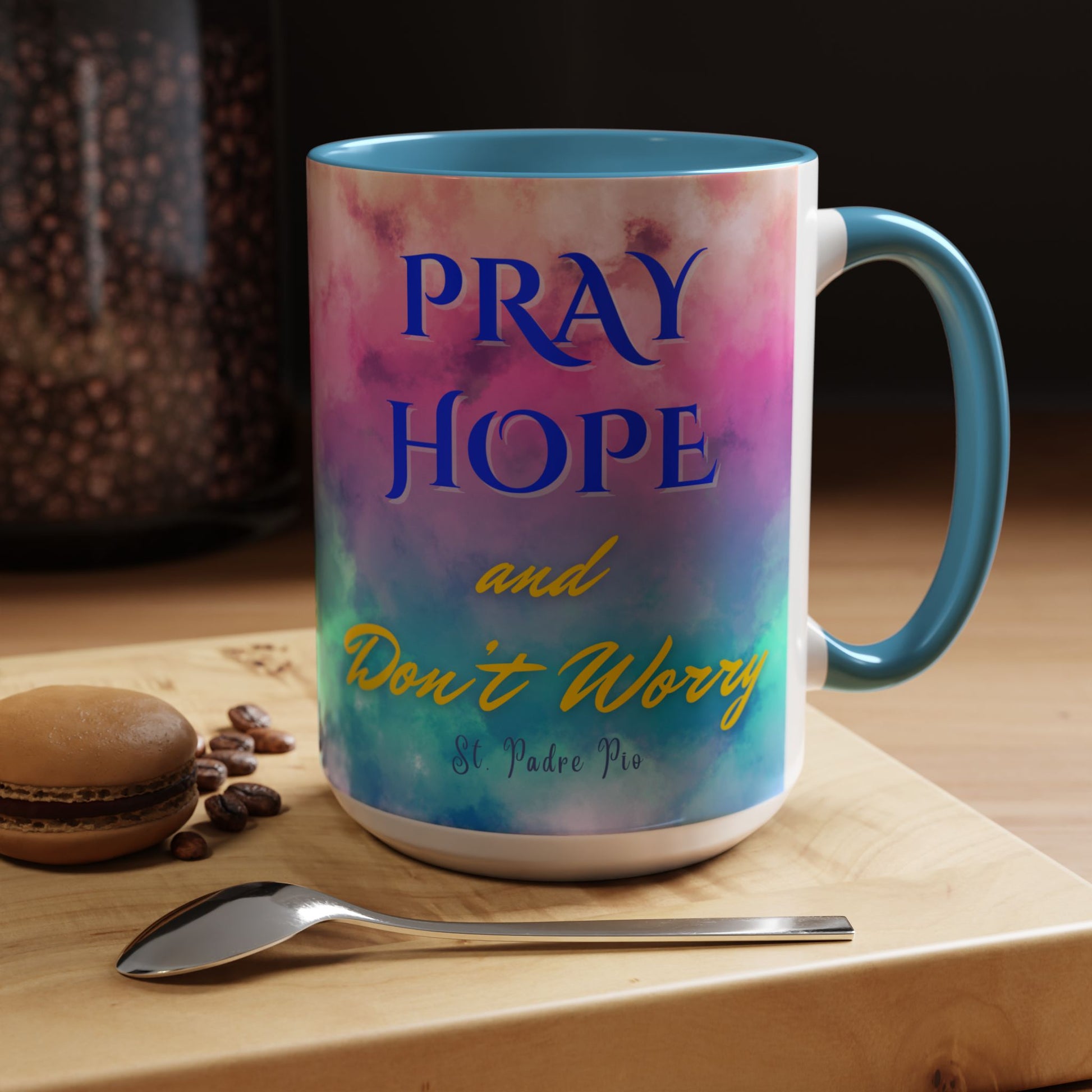 St. Padre Pio Pray, Hope Mug (11oz, 15oz)