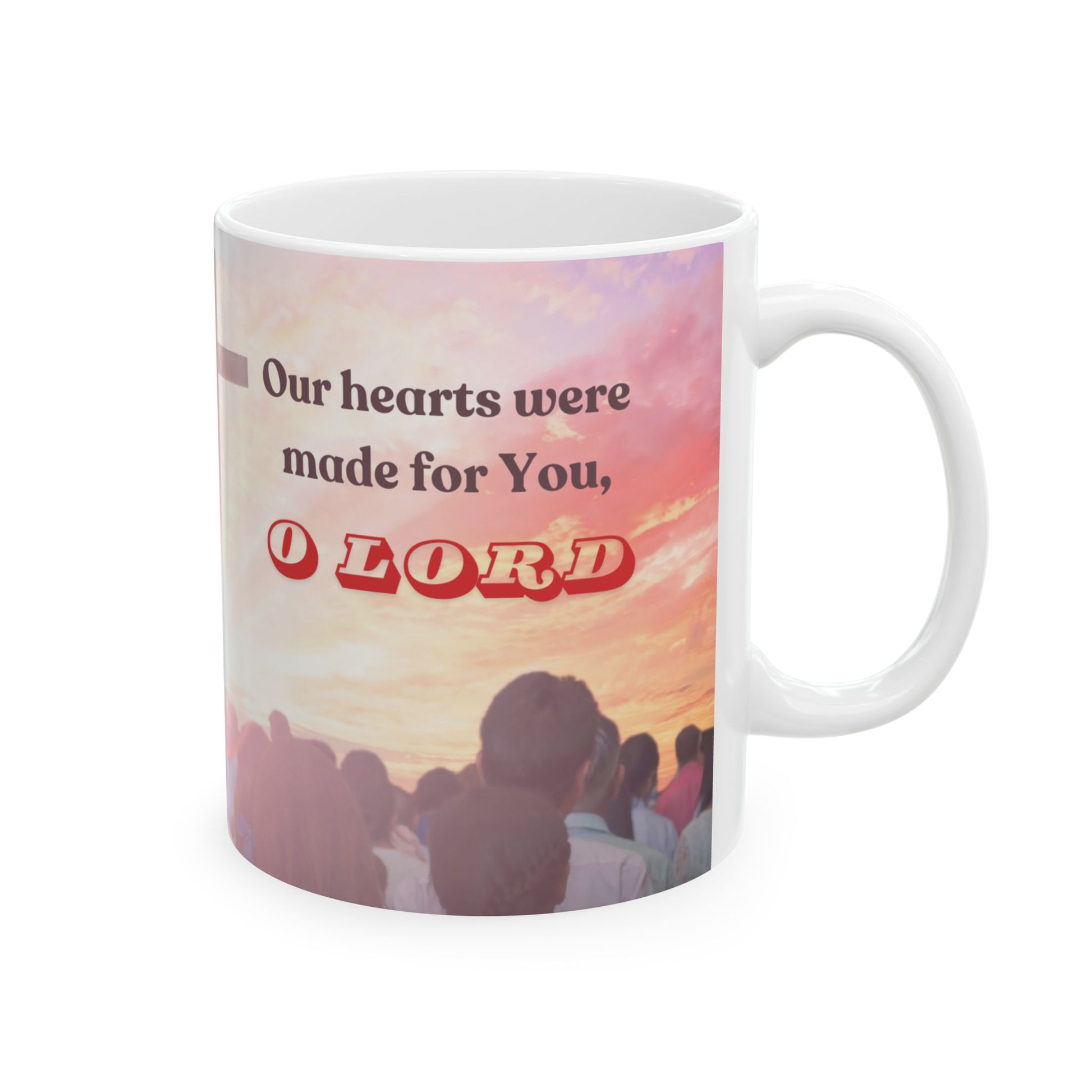 St. Augustine Our Hearts Are Restless Catholic Mug (11oz, 15oz)