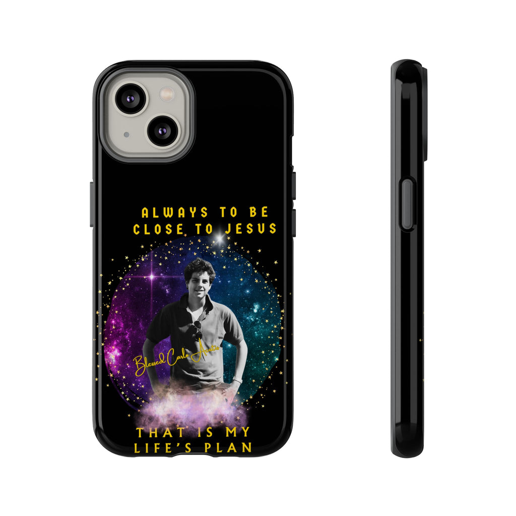Blessed Carlo Acutis Tough Phone Cases Black