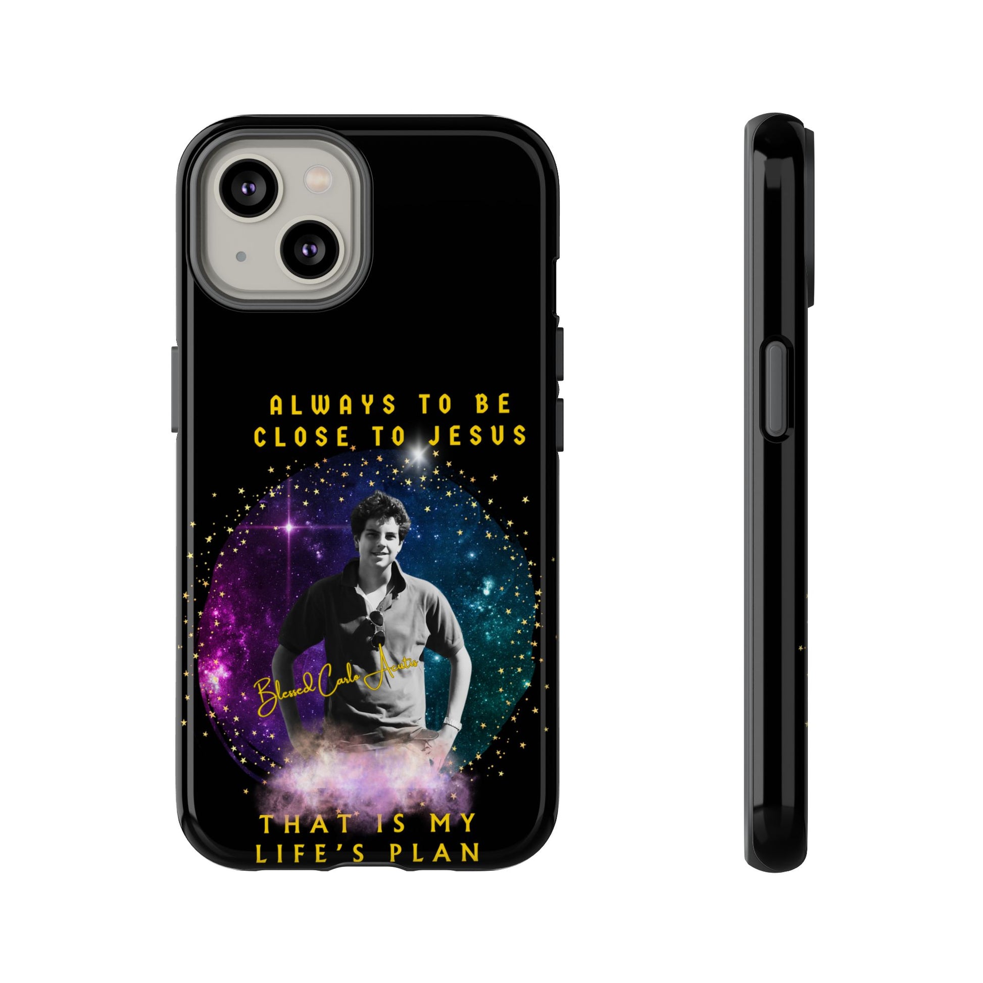 Blessed Carlo Acutis Tough Phone Cases Black