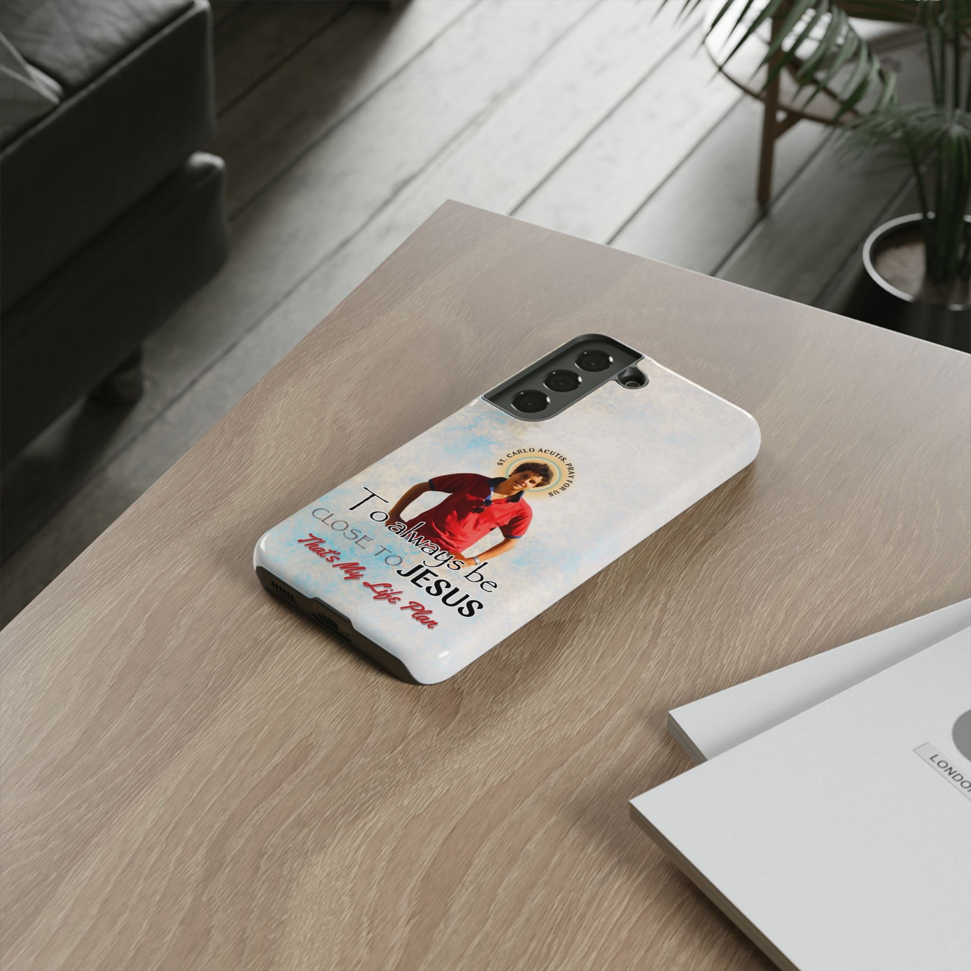St. Carlo Acutis Jesus Phone Case for iPhone/Samsung/Goggle Pixel