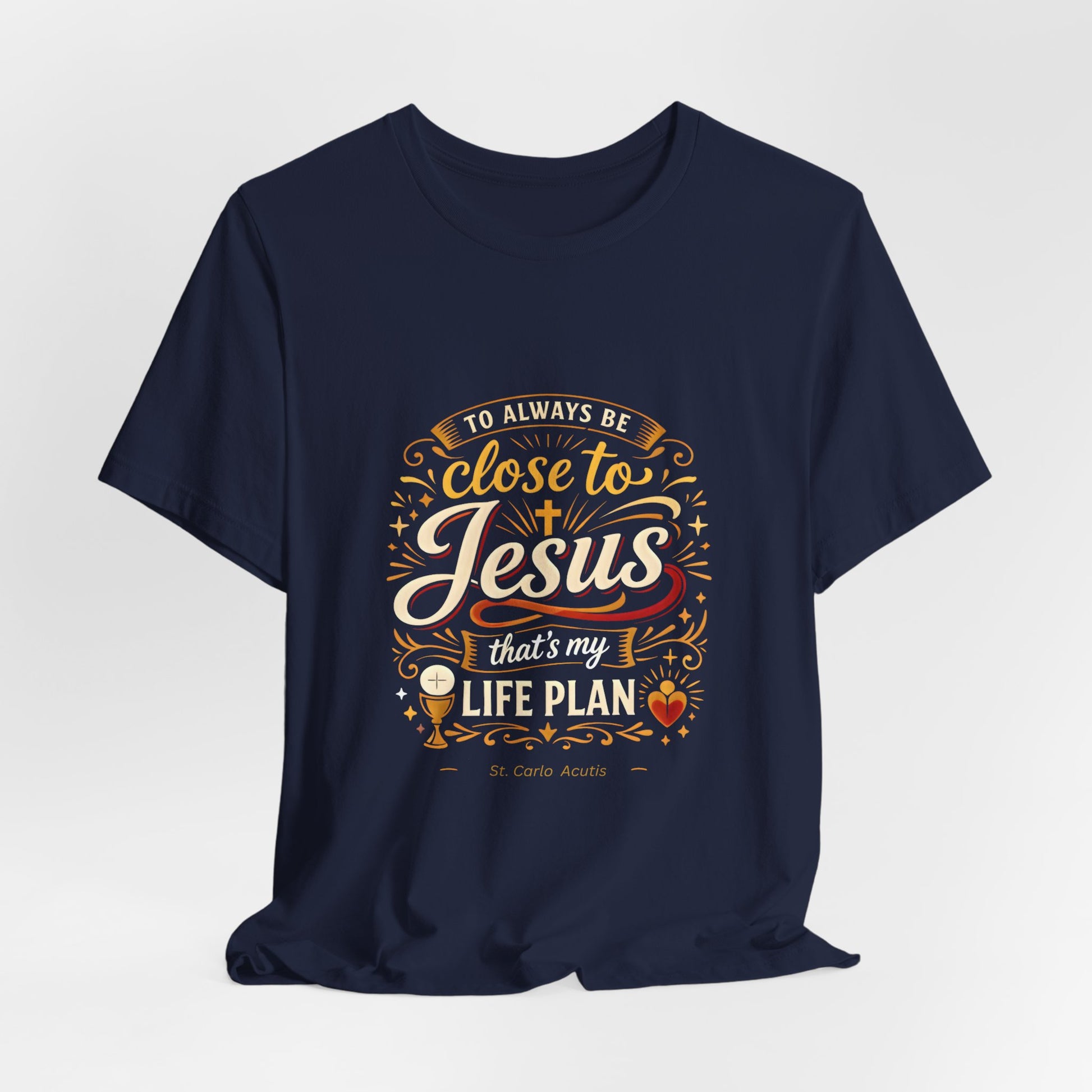 St. Carlo Acutis Typography T-Shirt