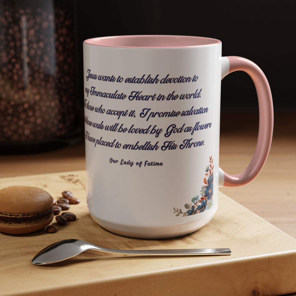 Our Lady of Fatima Immaculate Heart (11oz, 15oz)