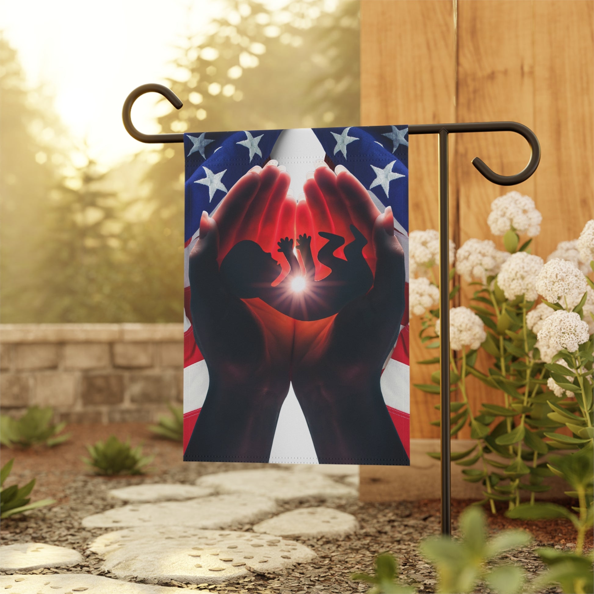 Pro-Life America Garden Flag