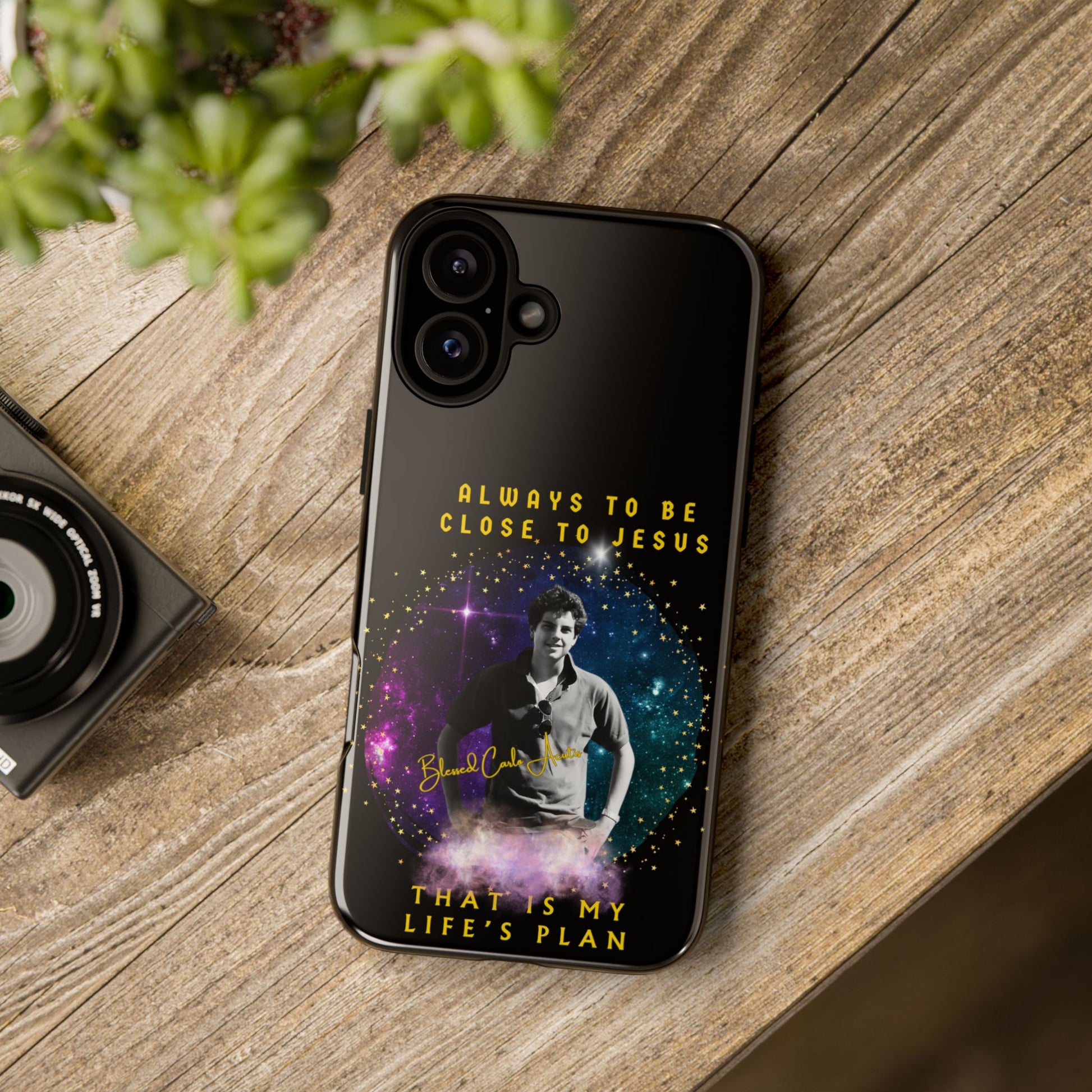 Blessed Carlo Acutis Tough Phone Cases Black