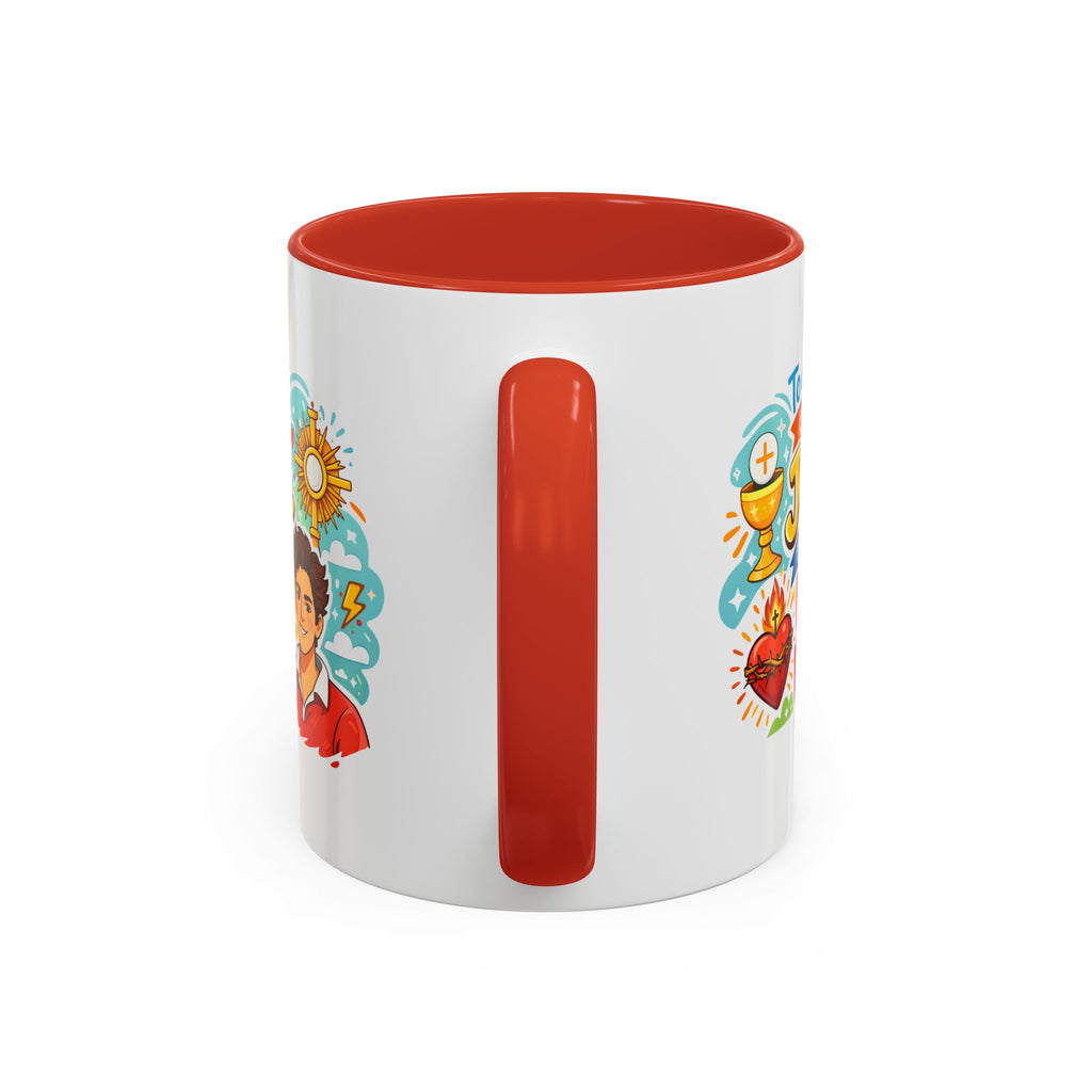 St. Carlo Acutis Kids/Teens Accent Mug