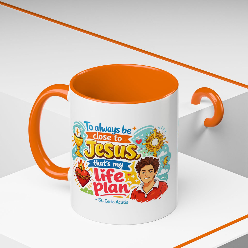 St. Carlo Acutis Kids/Teens Accent Mug
