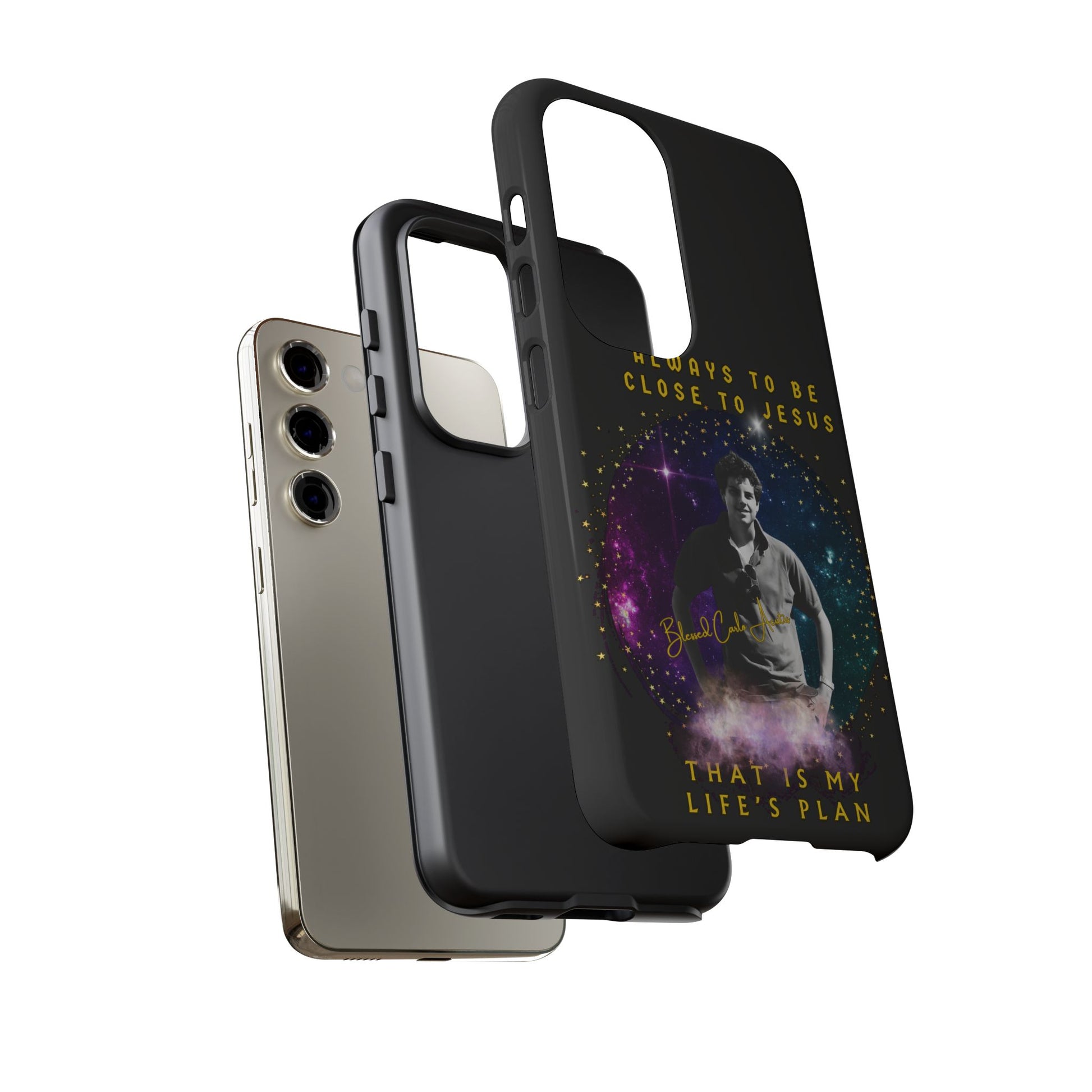 Blessed Carlo Acutis Tough Phone Cases Black