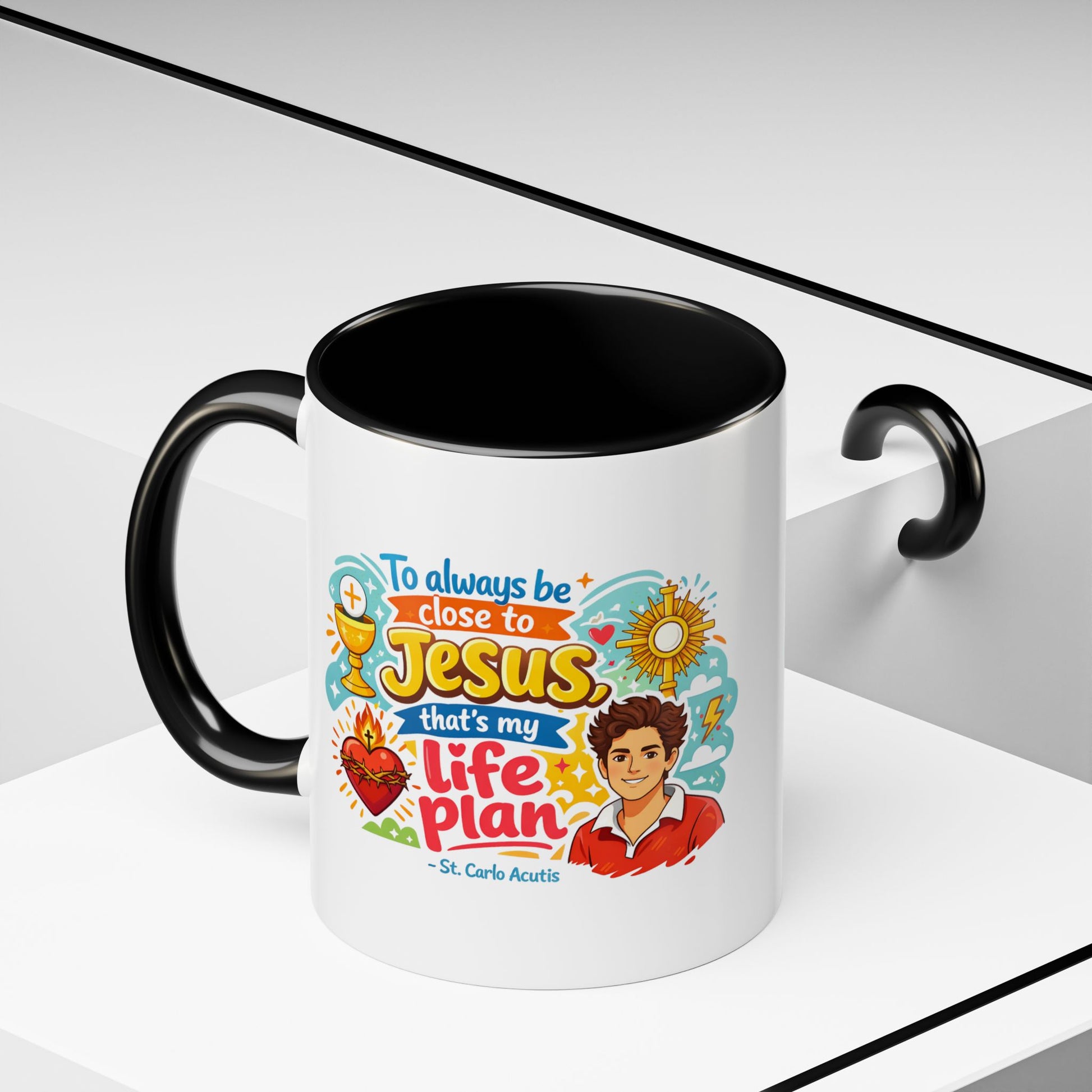 St. Carlo Acutis Kids/Teens Accent Mug