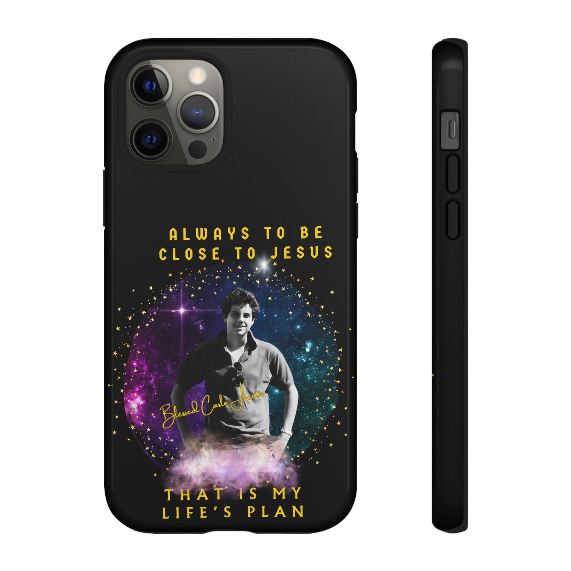 Blessed Carlo Acutis Tough Phone Cases Black