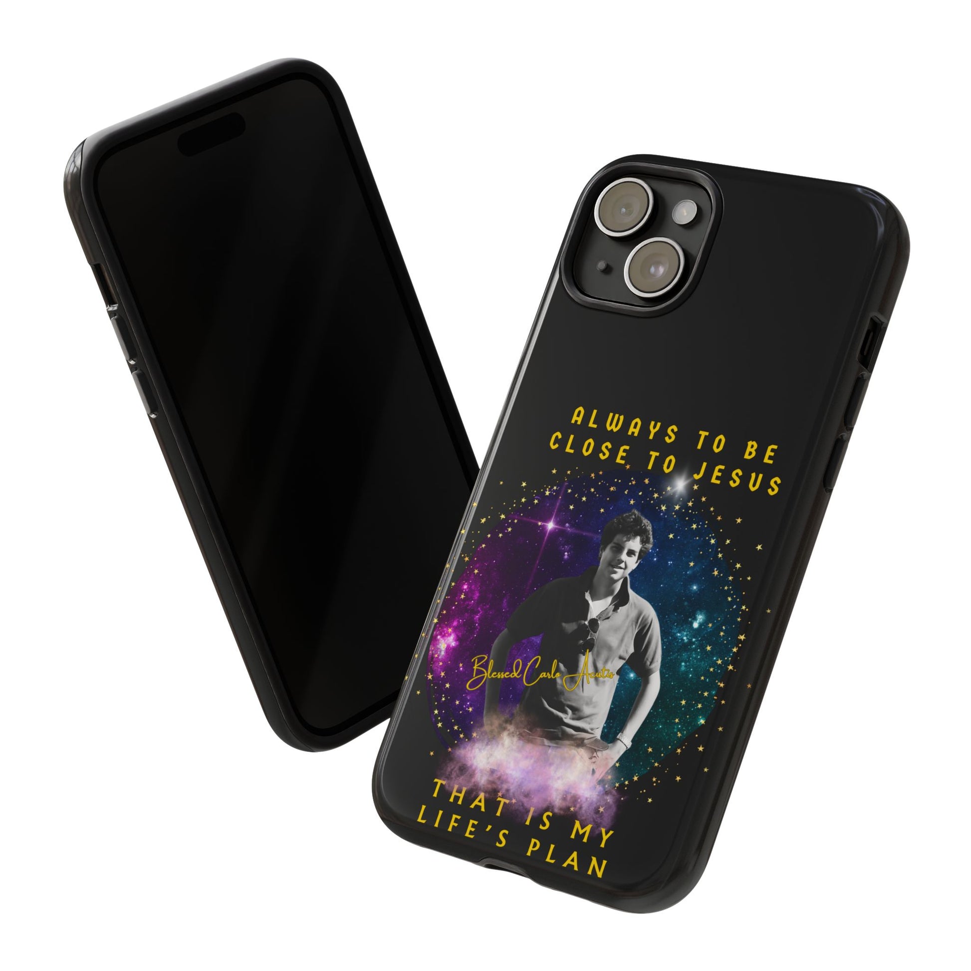 Blessed Carlo Acutis Tough Phone Cases Black