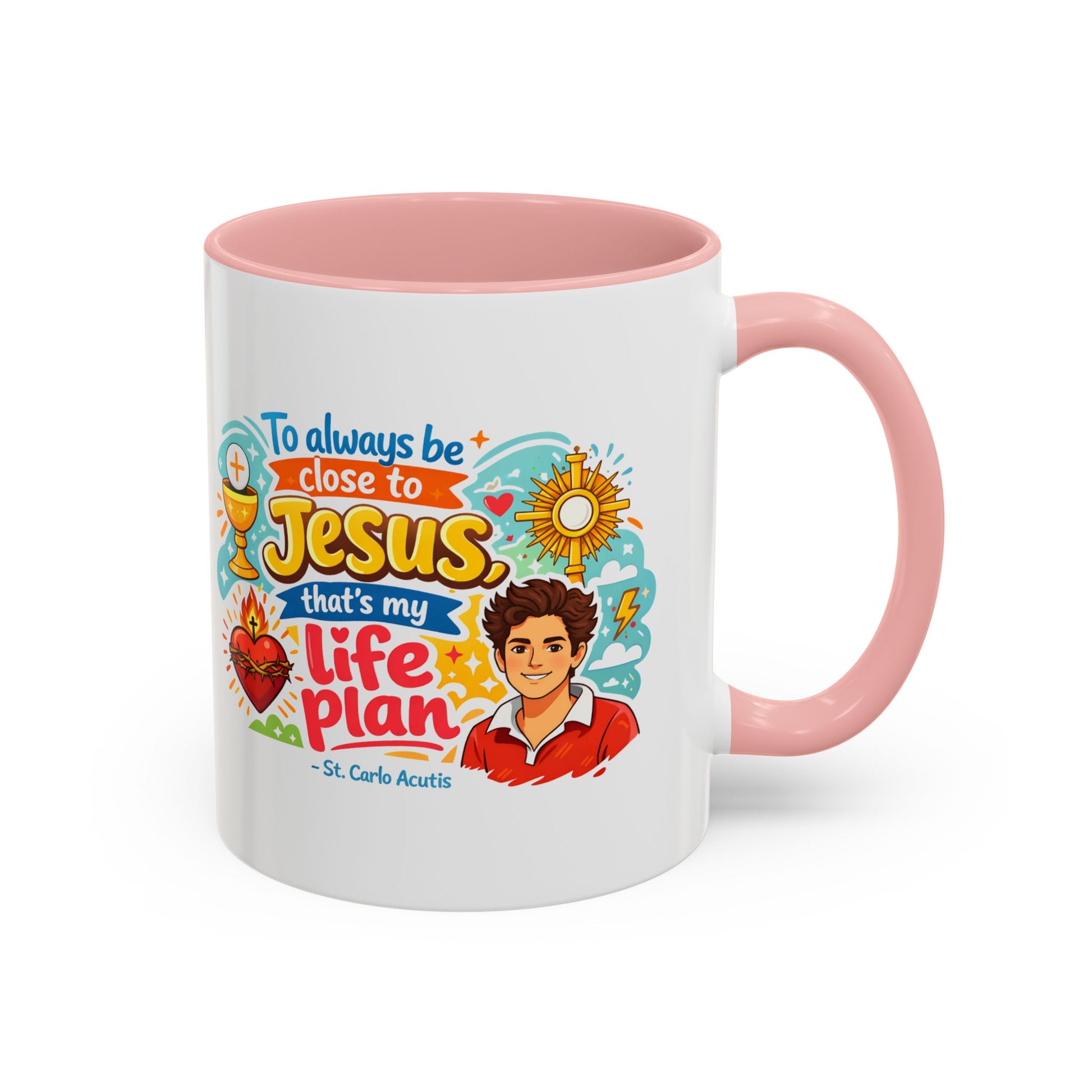 St. Carlo Acutis Kids/Teens Accent Mug