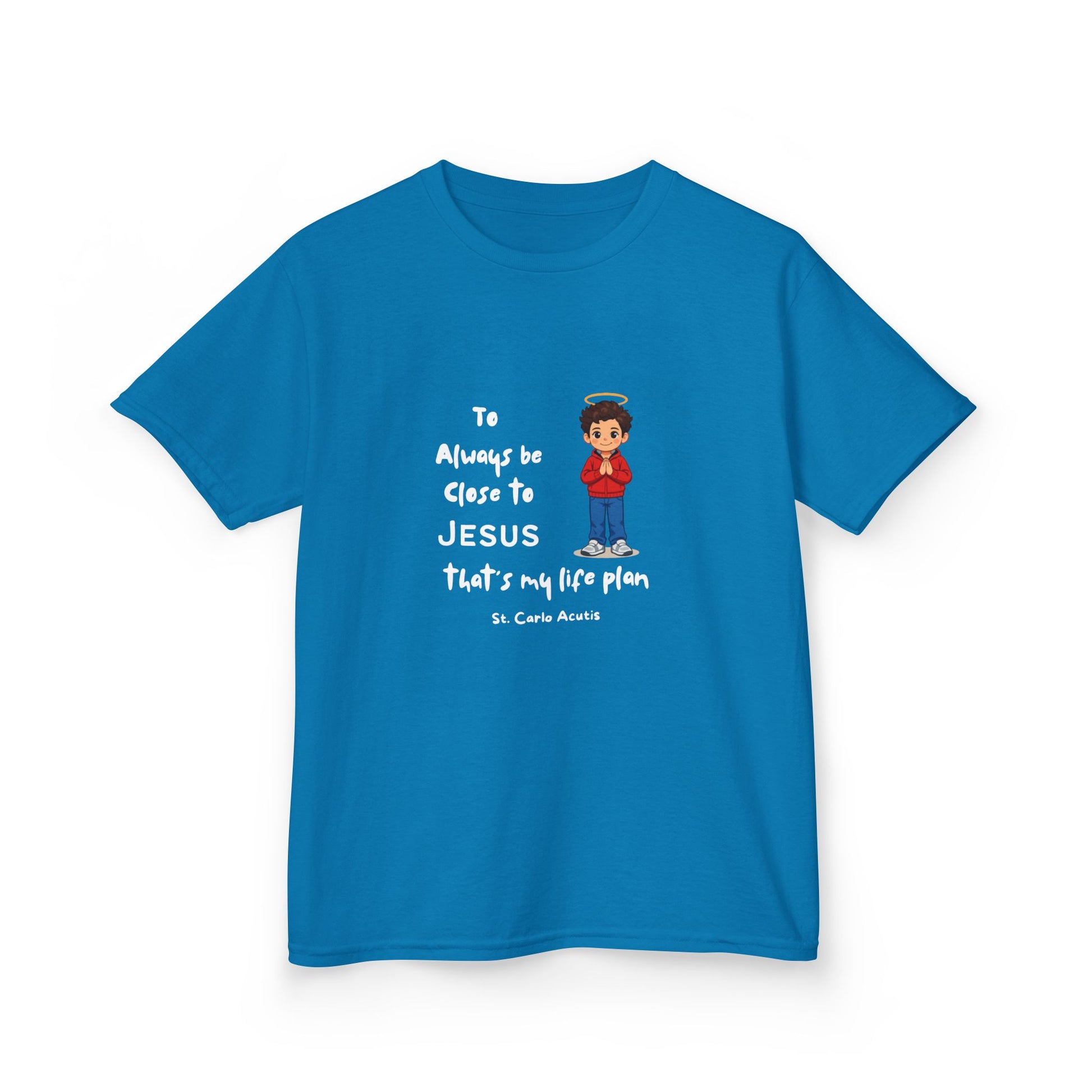 St. Carlo Acutis Kids 'Close to Jesus' Tee