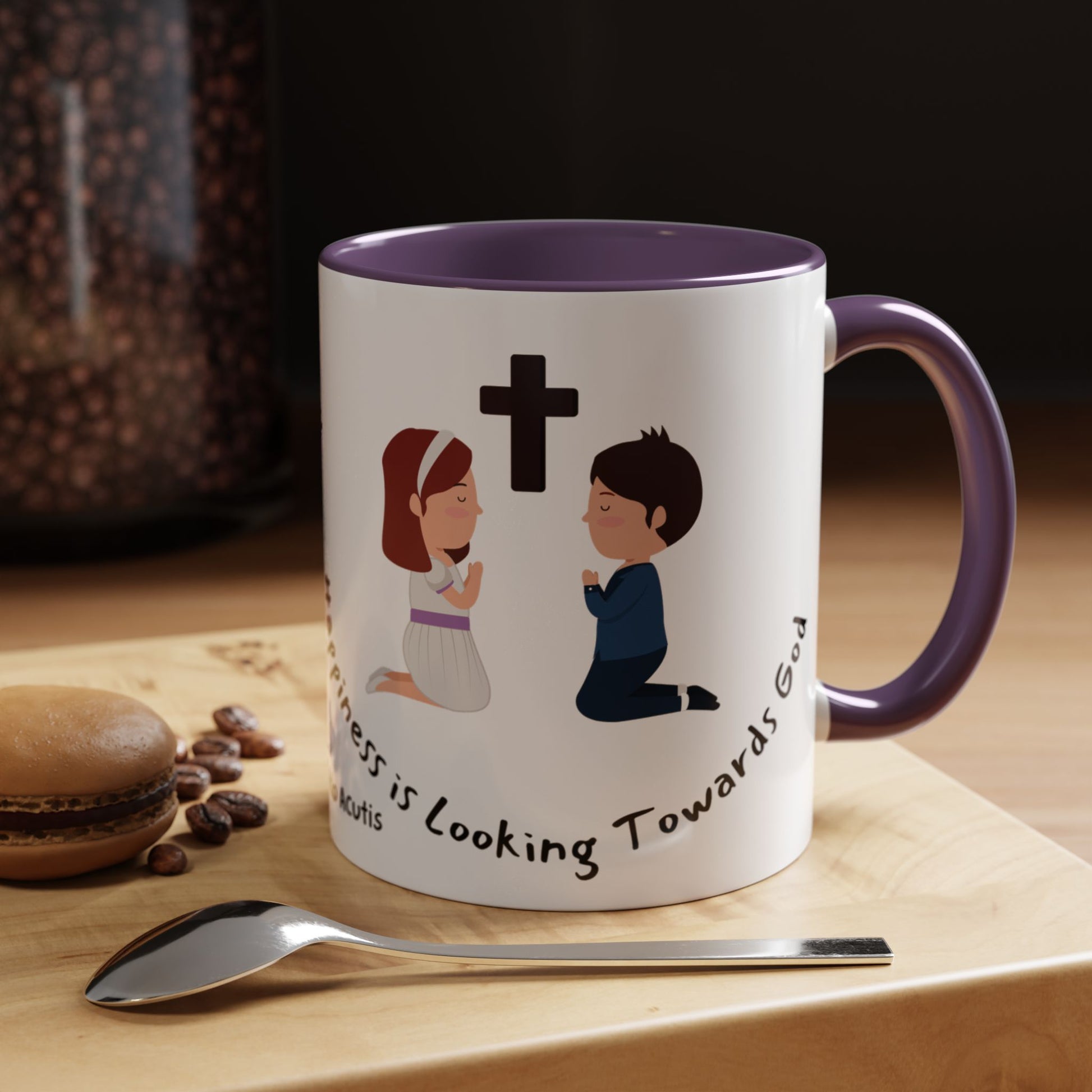 St. Carlo Acutis 'Happiness' Kids Accent Mug