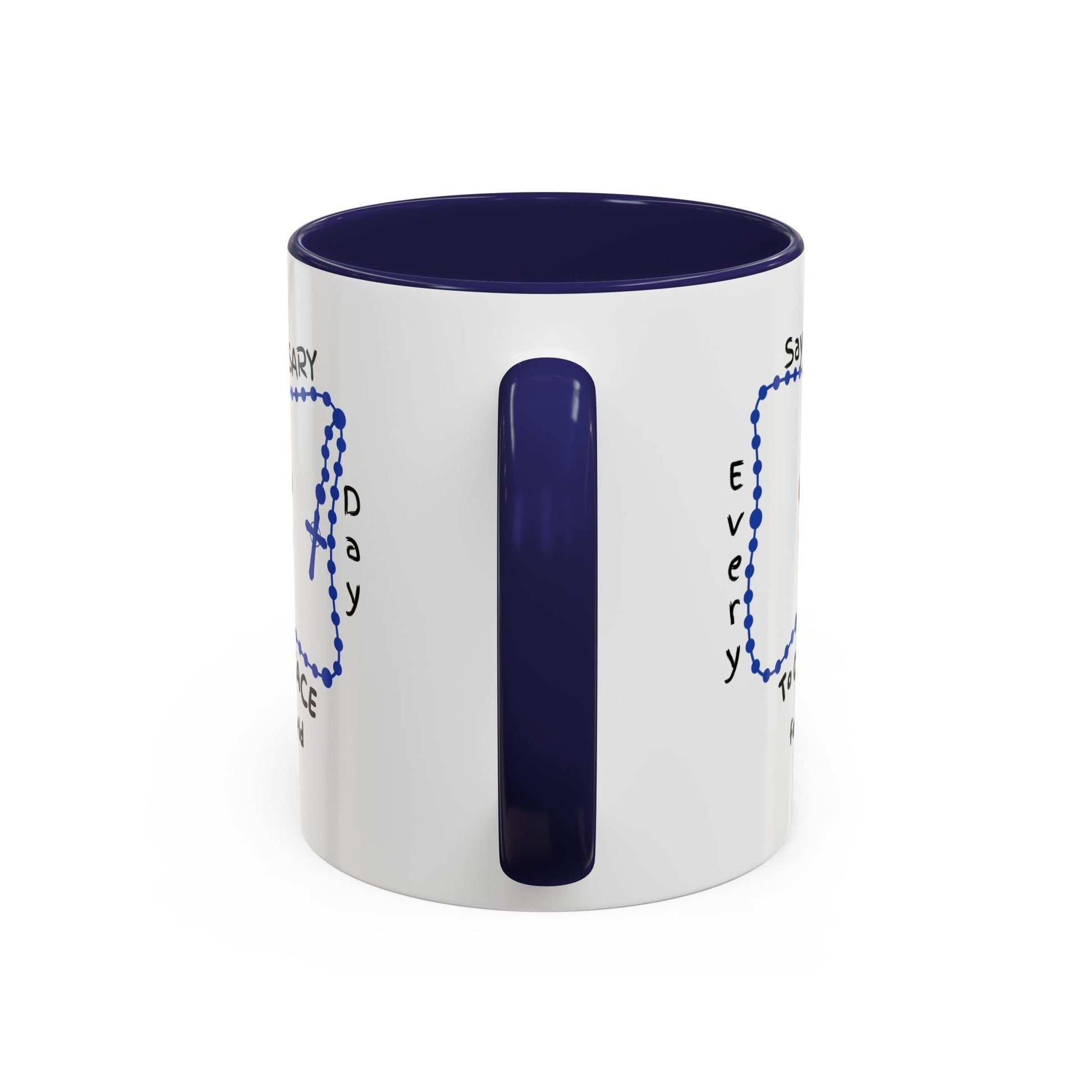 Our Lady of Fatima Rosary Kids Mug
