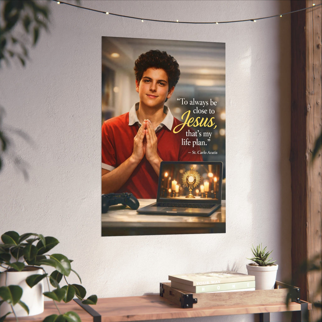 St. Carlo Acutis Inspirational Youth Poster