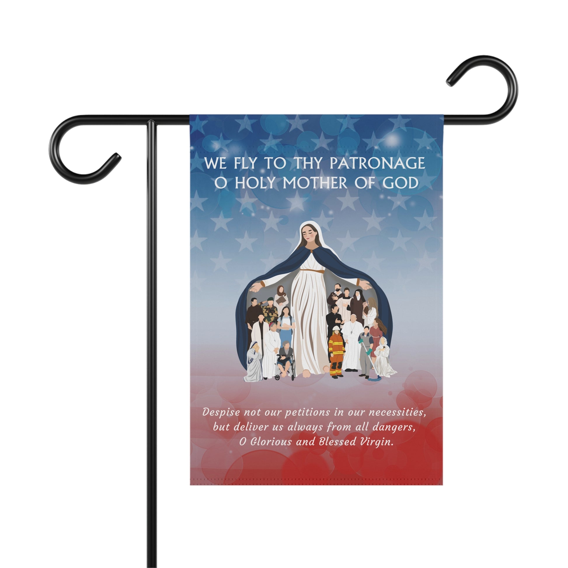 We Fly To Thy Patronage Design 2 Garden Flag