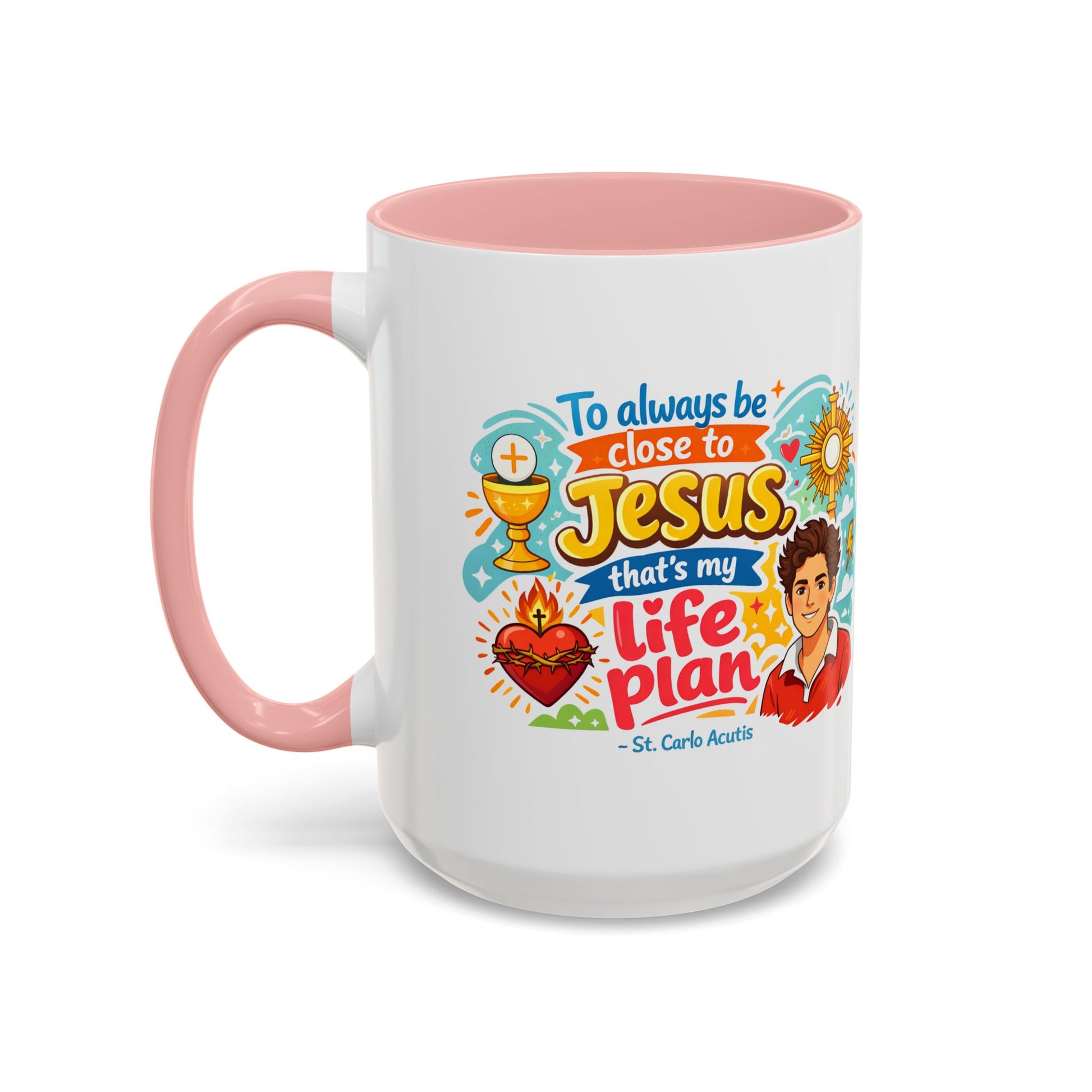 St. Carlo Acutis Kids/Teens Accent Mug
