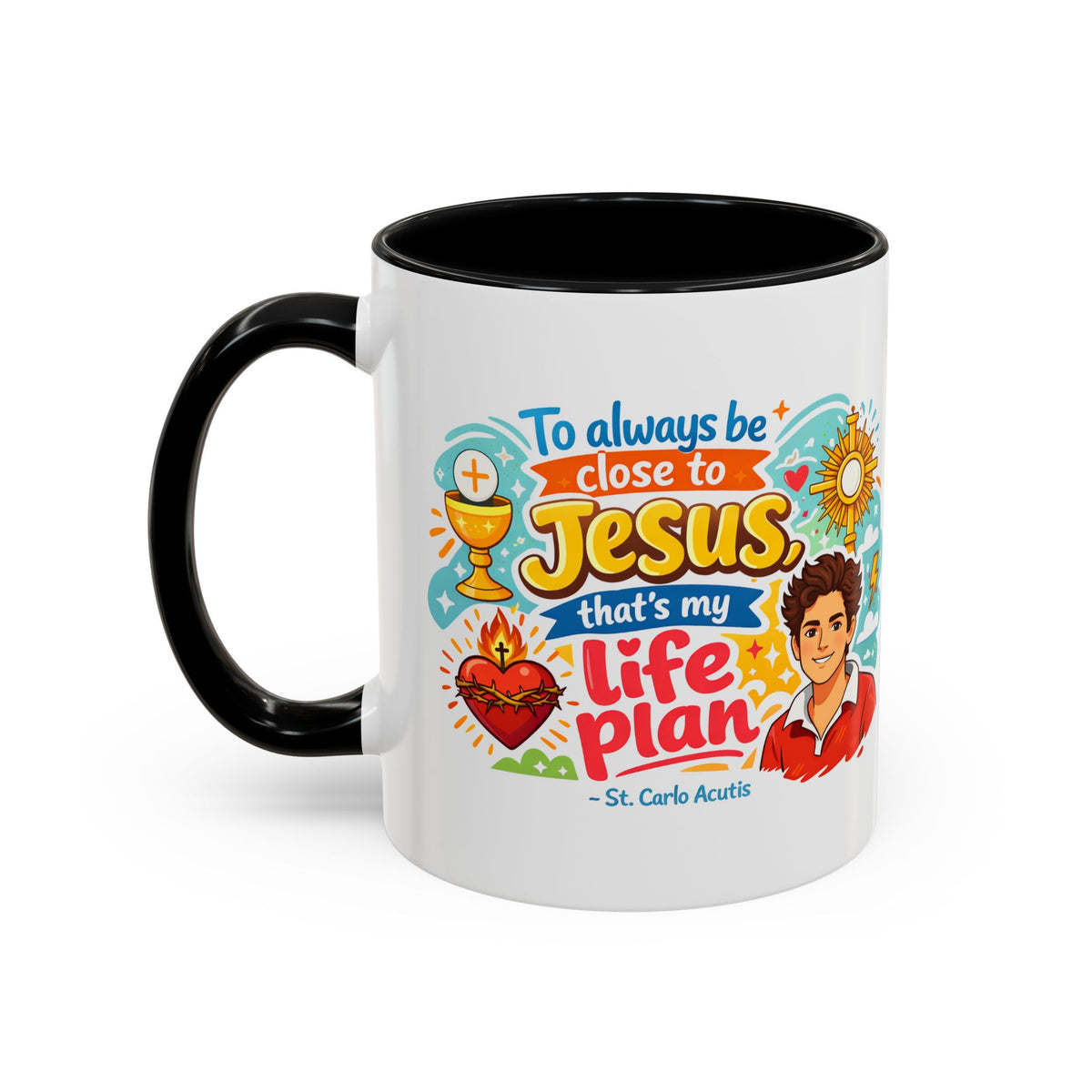 St. Carlo Acutis Kids/Teens Accent Mug