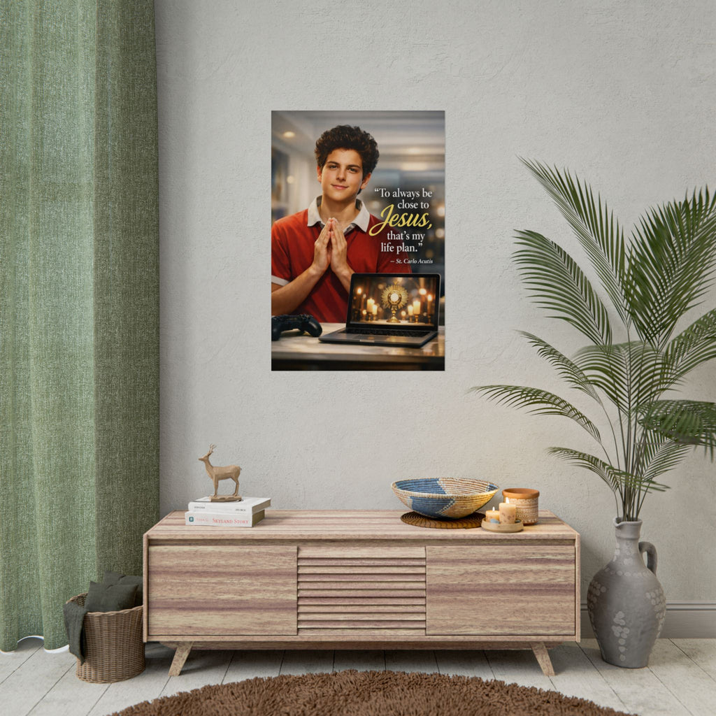 St. Carlo Acutis Inspirational Youth Poster