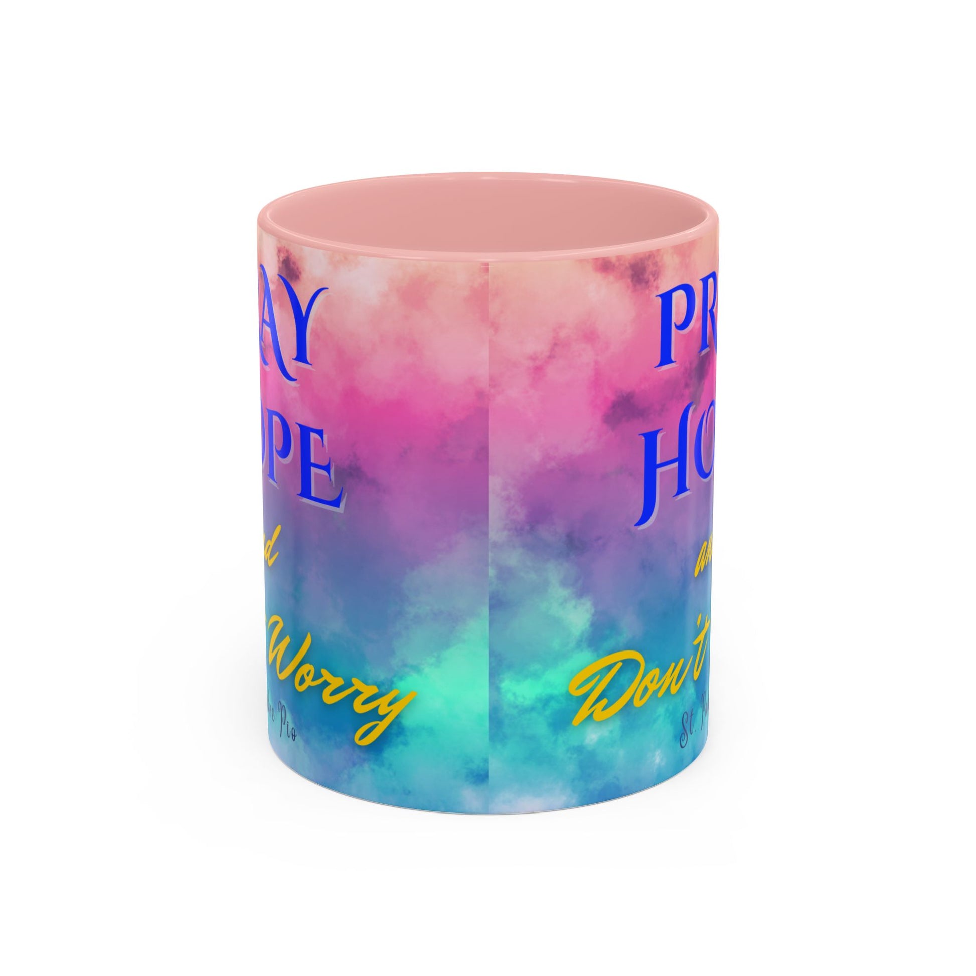 St. Padre Pio Pray, Hope Mug (11oz, 15oz)