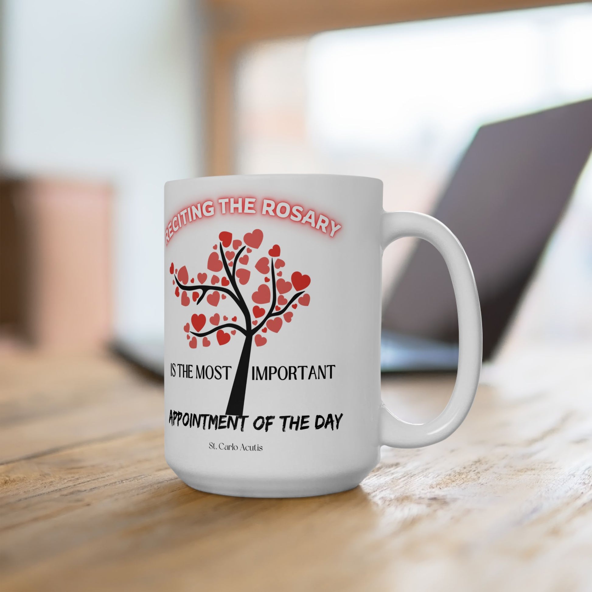 St. Carlo Acutis 'Rosary' Ceramic Mug