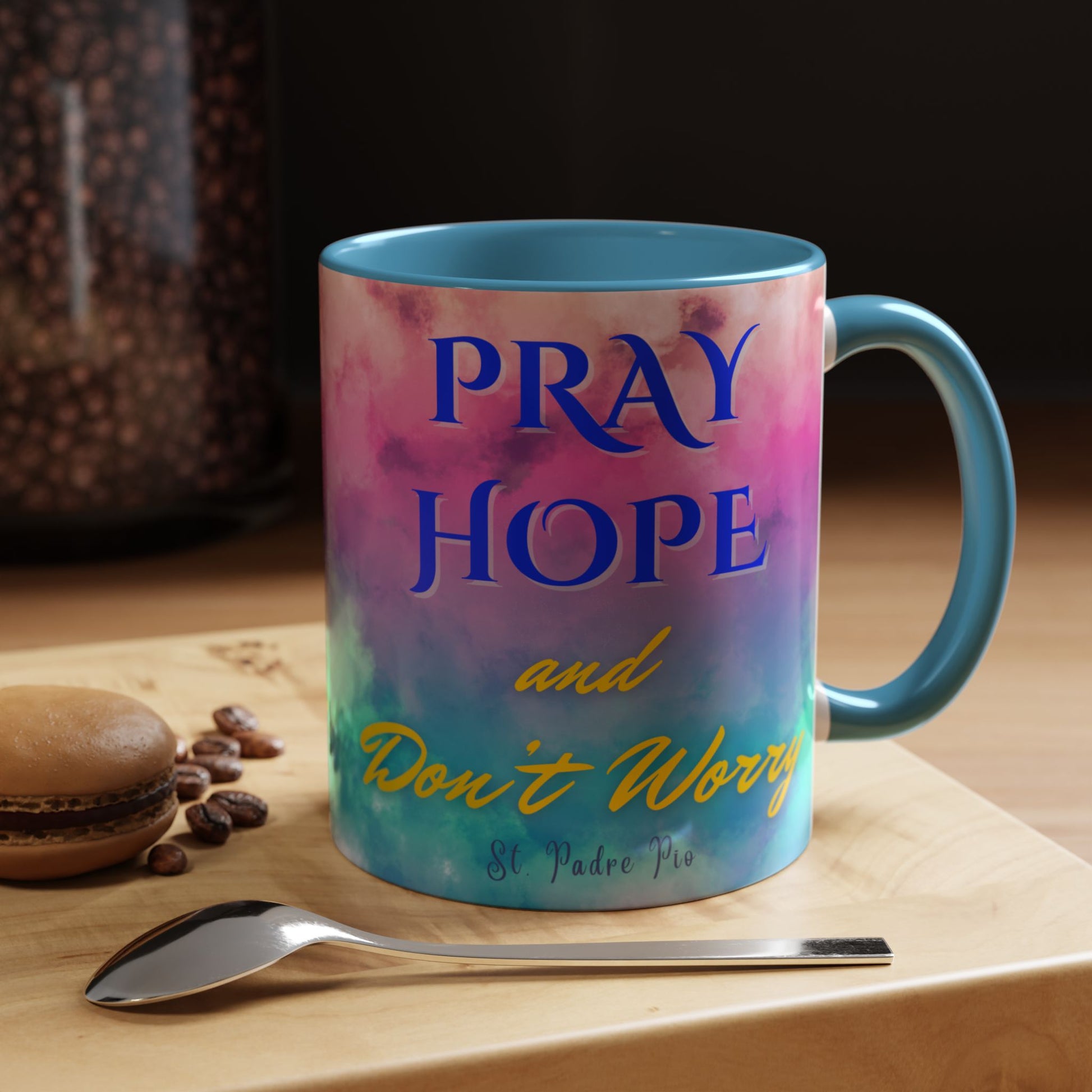 St. Padre Pio Pray, Hope Mug (11oz, 15oz)