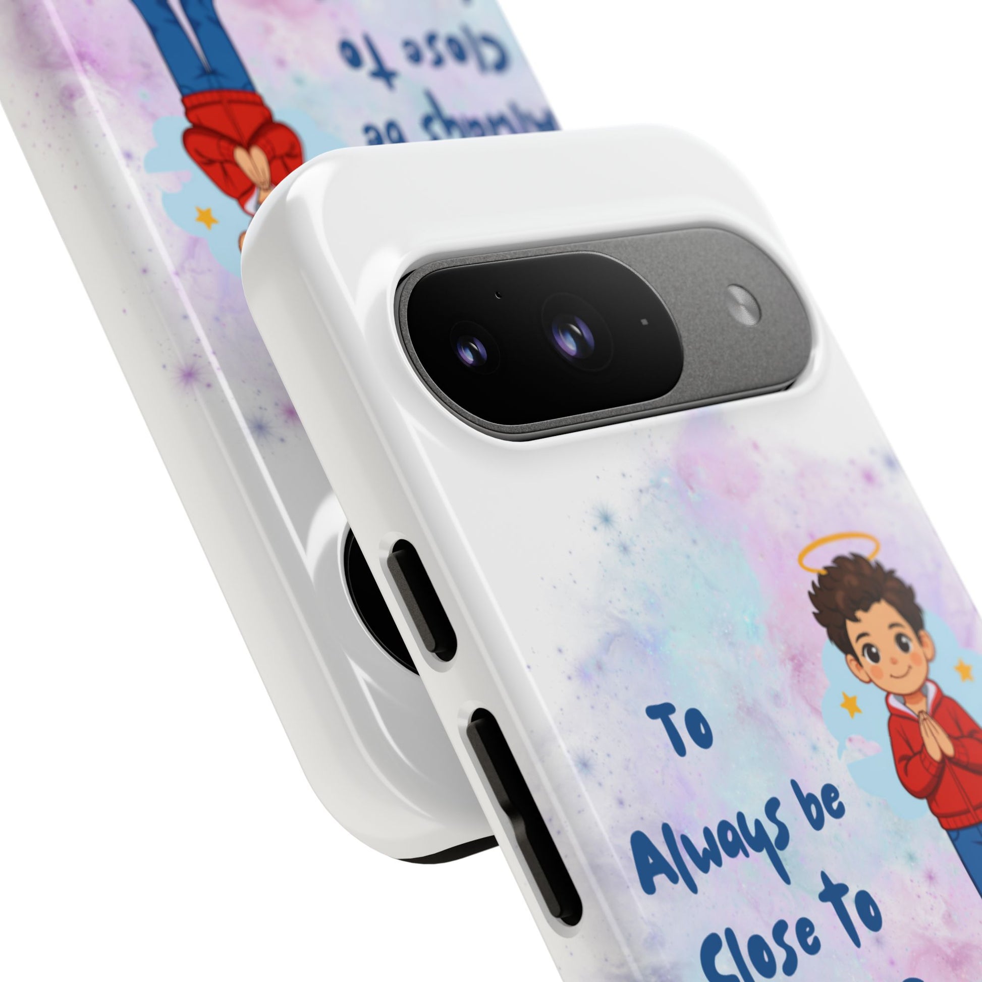 St. Carlo Acutis Kids/Teens 'Close to Jesus' Tough Phone Case