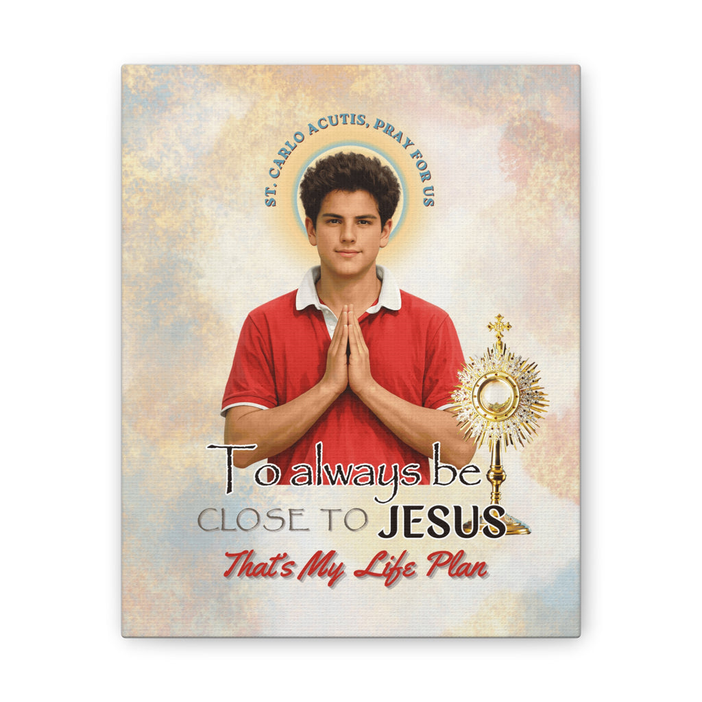 St. Carlo Acutis Wall Canvas