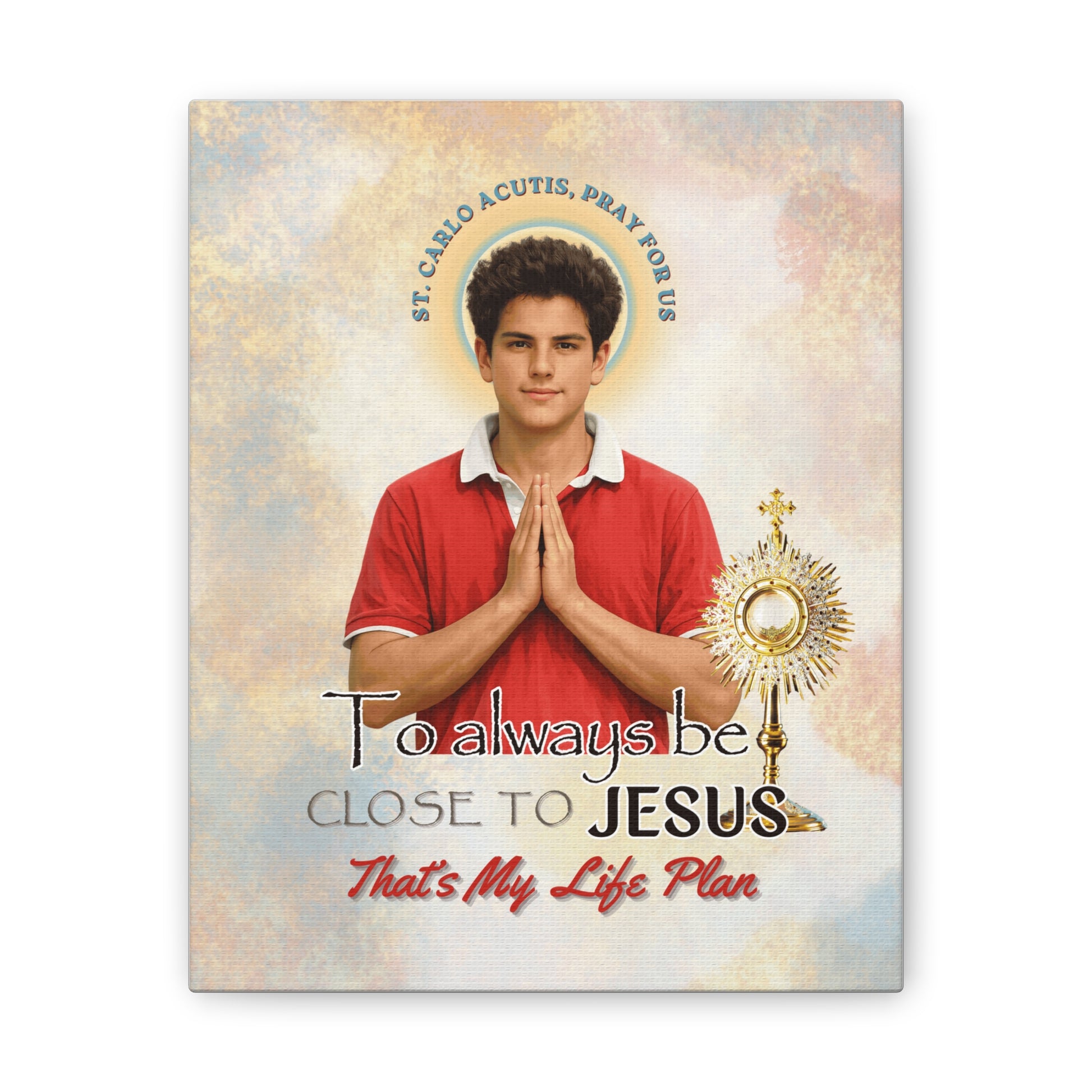St. Carlo Acutis Wall Canvas