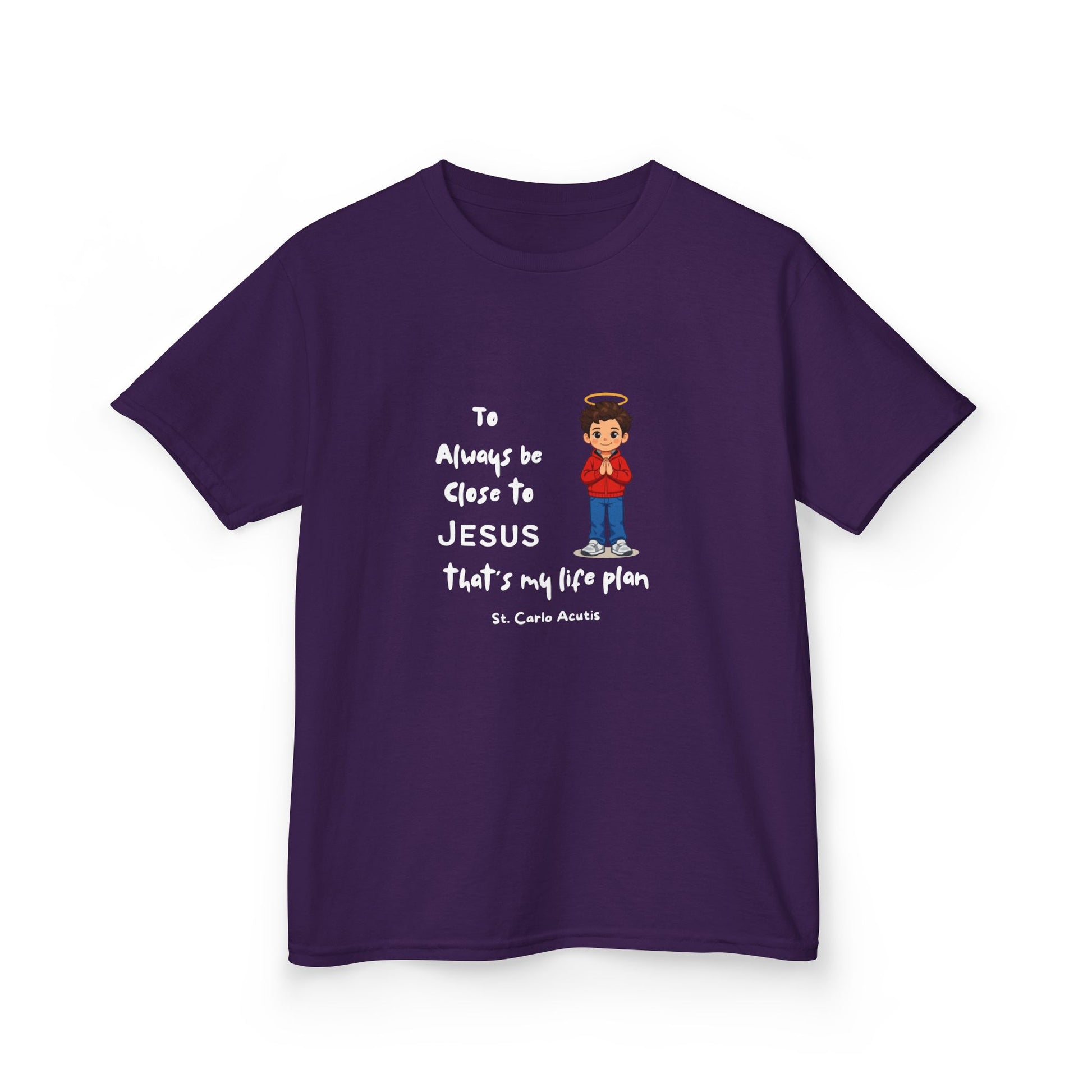 St. Carlo Acutis Kids 'Close to Jesus' Tee