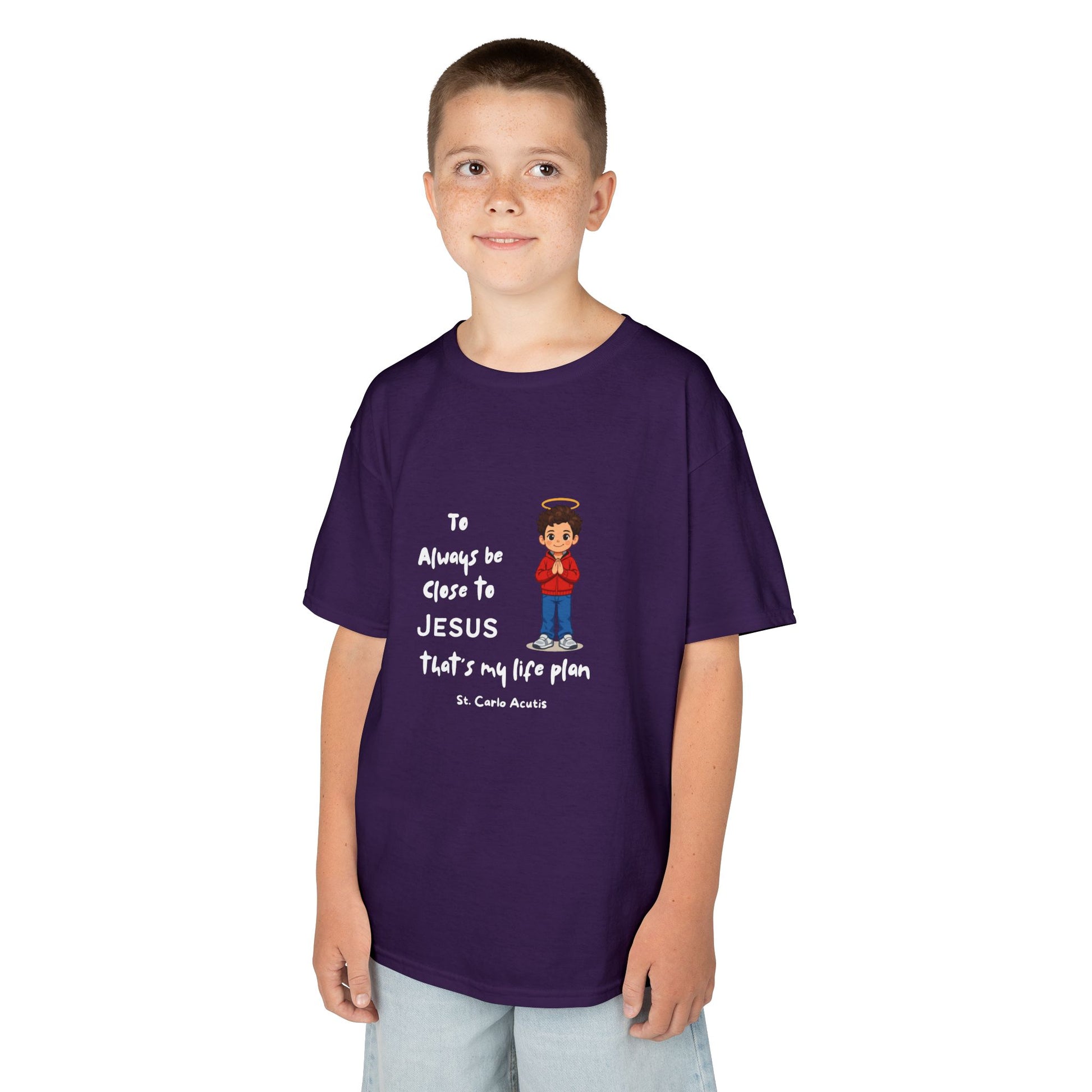 St. Carlo Acutis Kids 'Close to Jesus' Tee
