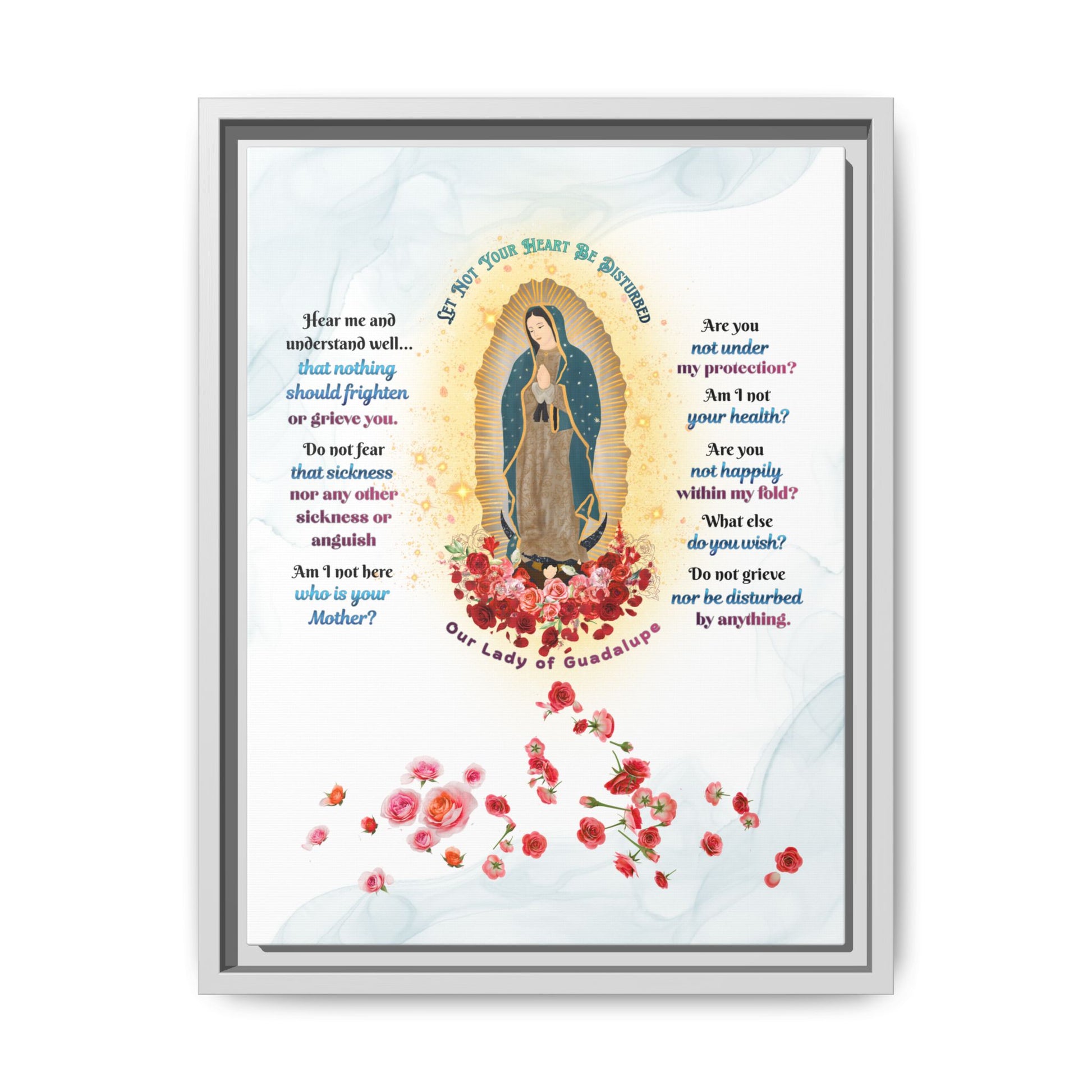 Our Lady of Guadalupe Matte Canvas, Framed (Multi-color)