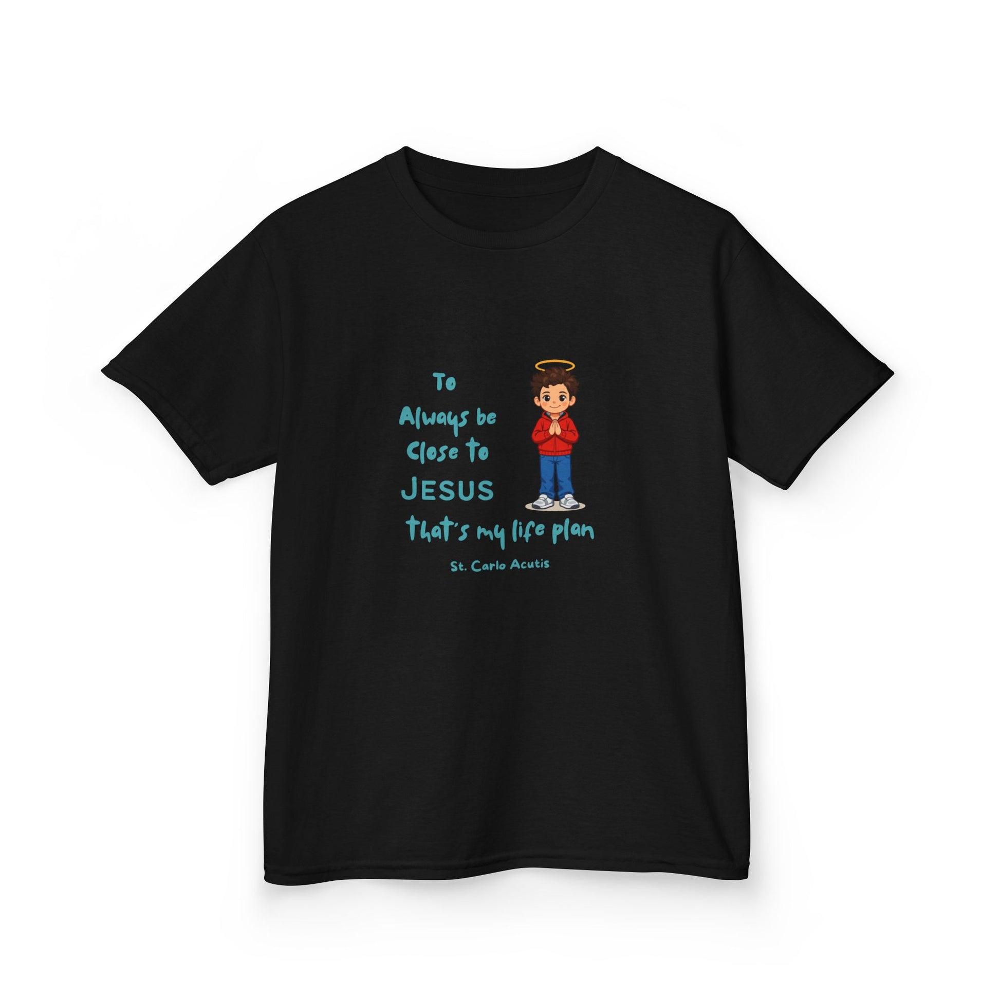 St. Carlo Acutis Kids 'Close to Jesus' Tee