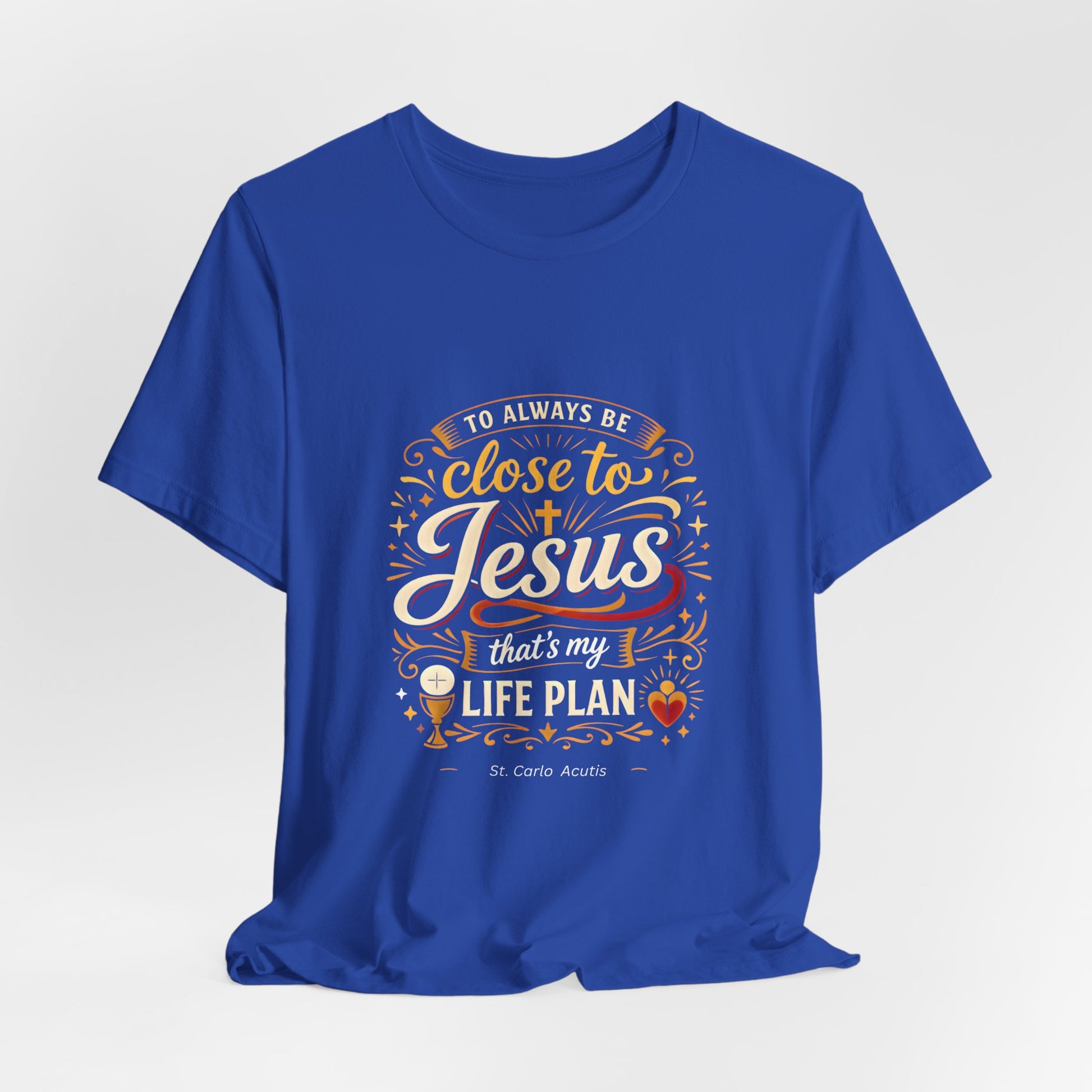 St. Carlo Acutis Typography T-Shirt