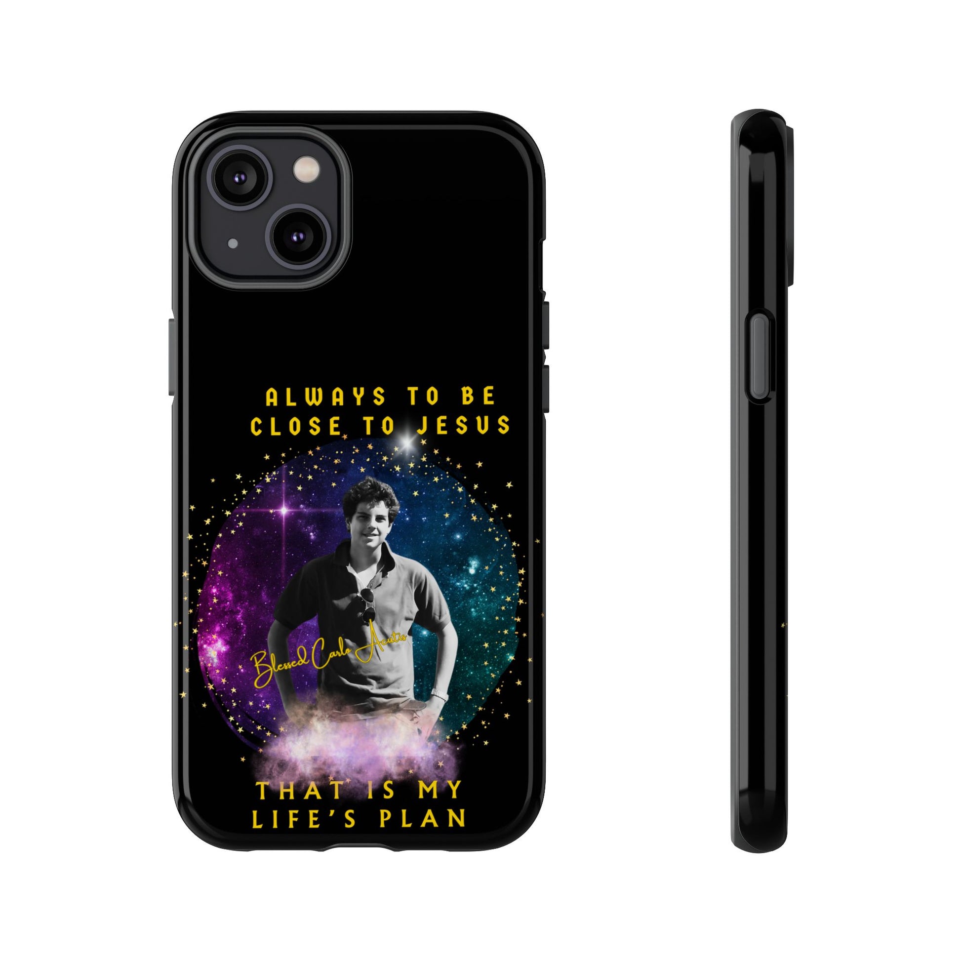 Blessed Carlo Acutis Tough Phone Cases Black