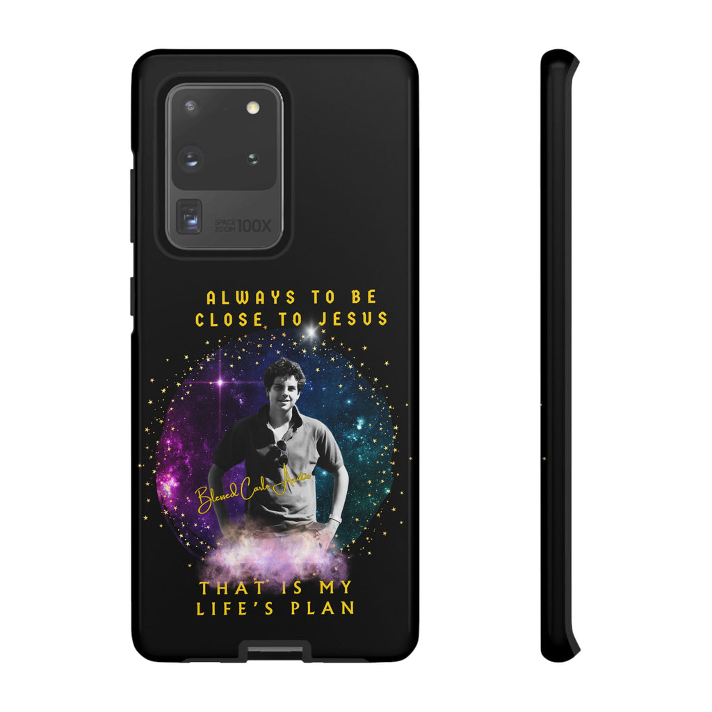Blessed Carlo Acutis Tough Phone Cases Black