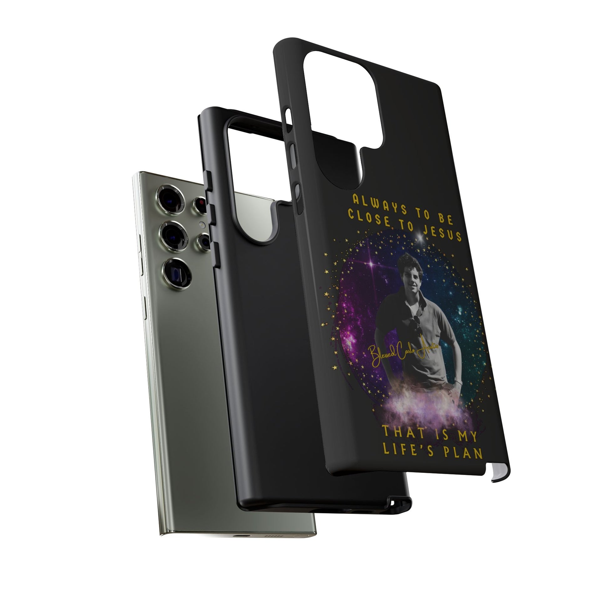 Blessed Carlo Acutis Tough Phone Cases Black