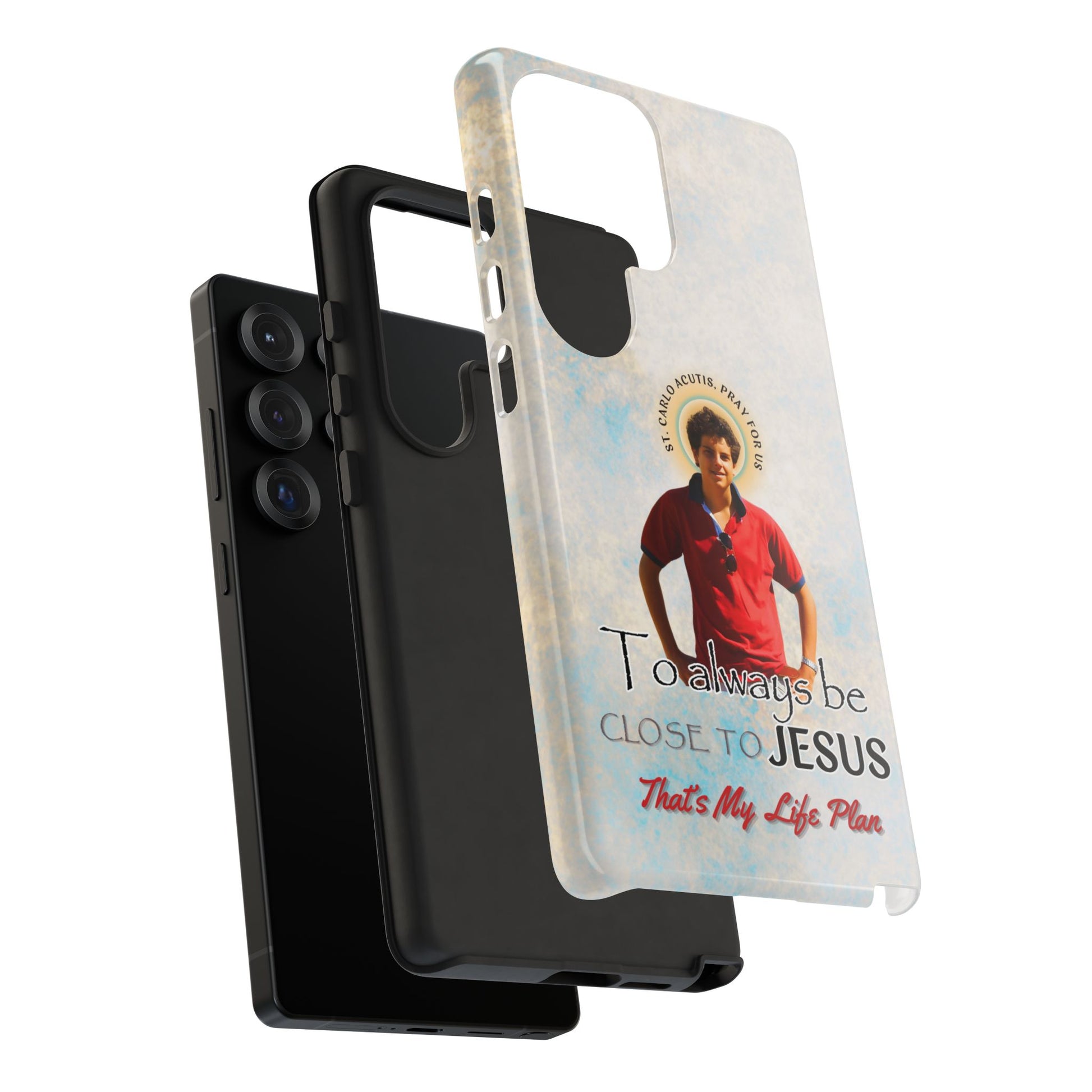 St. Carlo Acutis Jesus Phone Case for iPhone/Samsung/Goggle Pixel