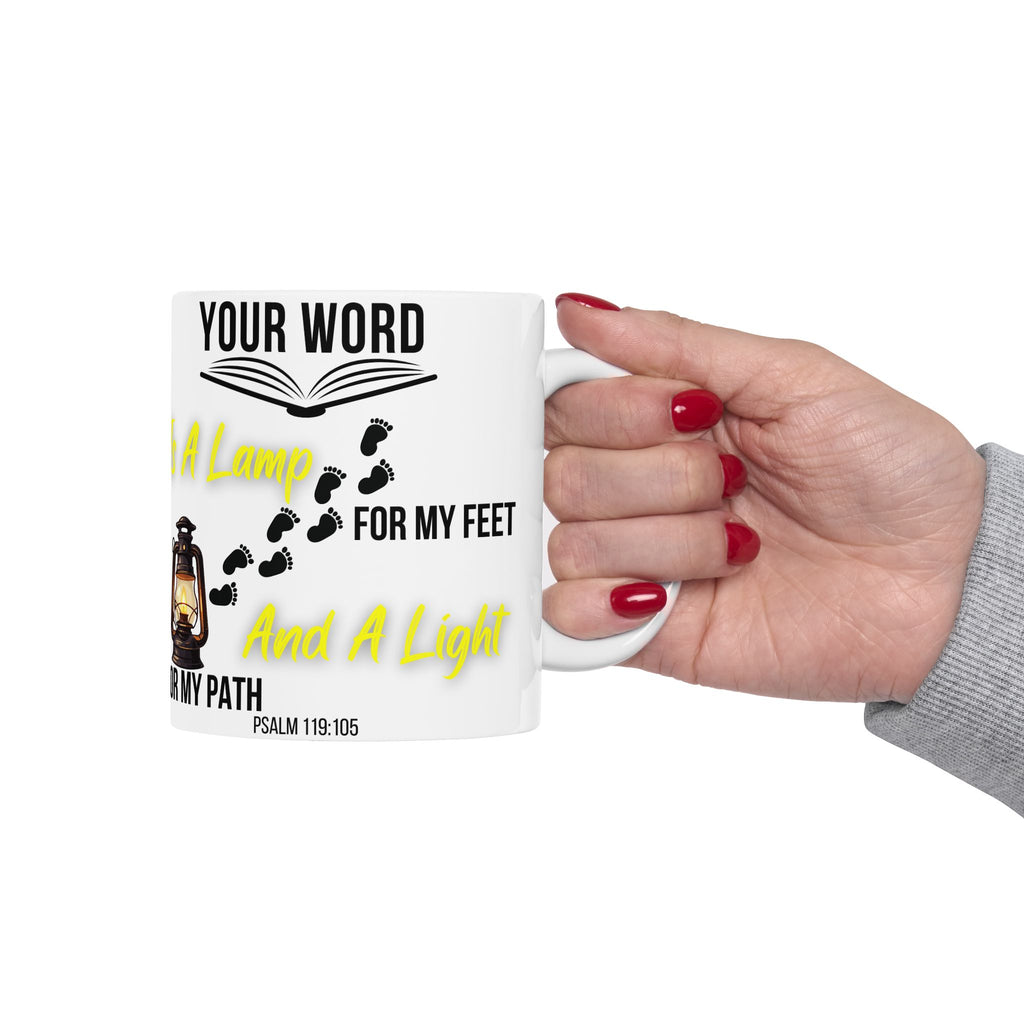 Psalm 119 Your Word Catholic Mug (11oz, 15oz)