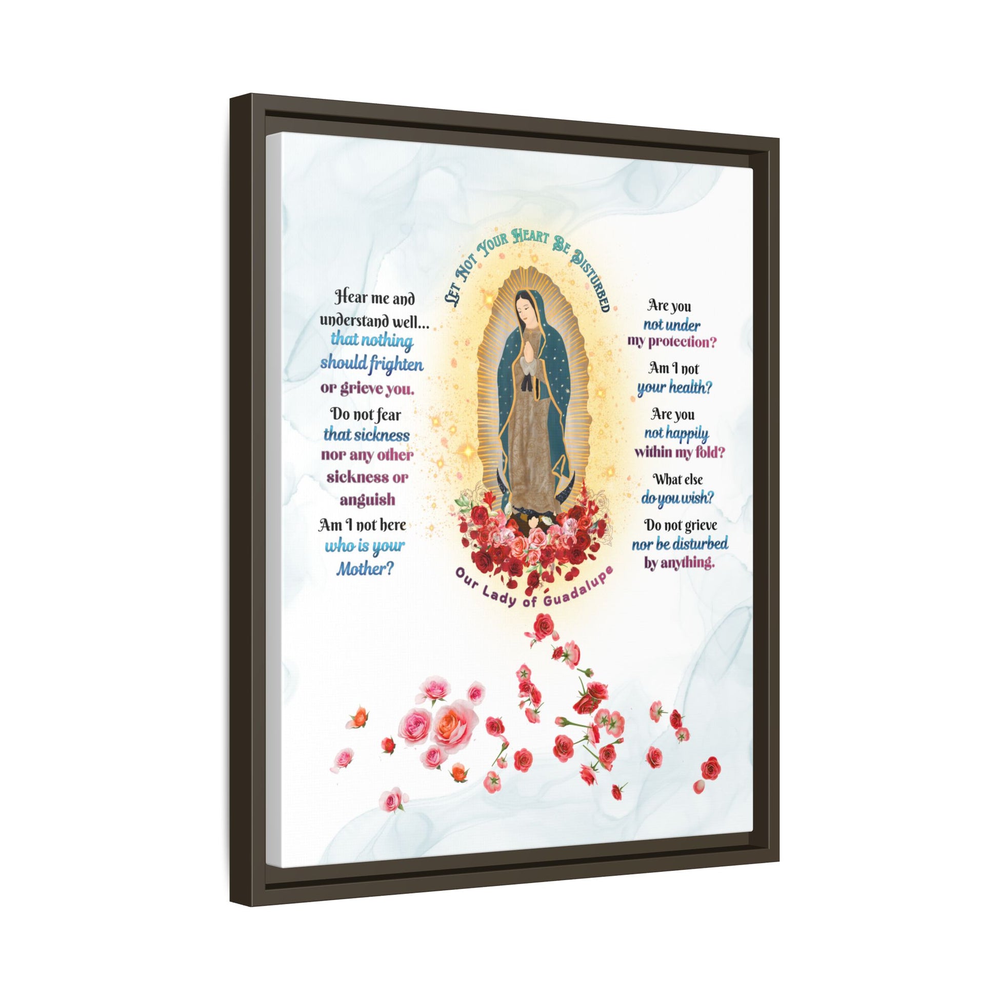 Our Lady of Guadalupe Matte Canvas, Framed (Multi-color)