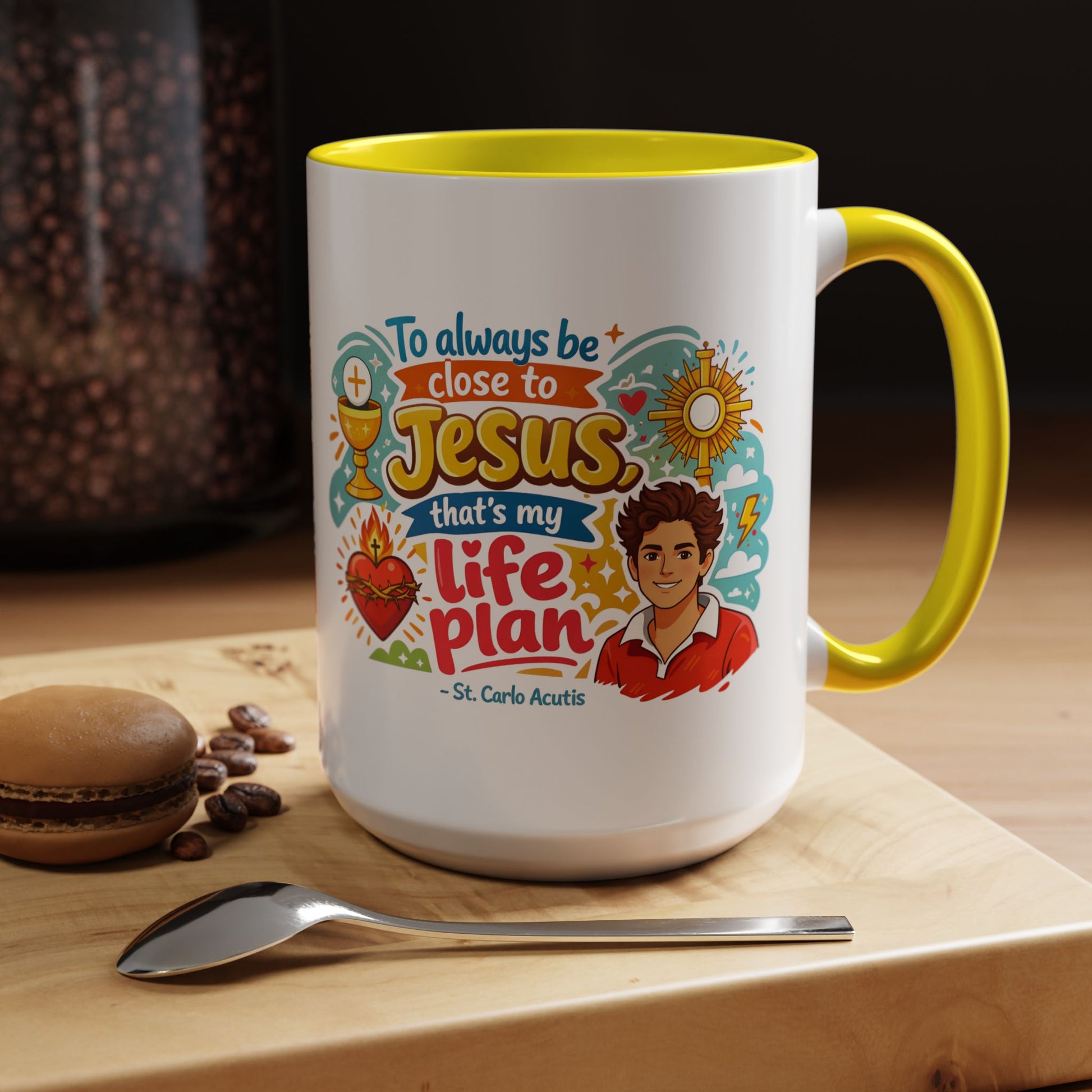St. Carlo Acutis Kids/Teens Accent Mug