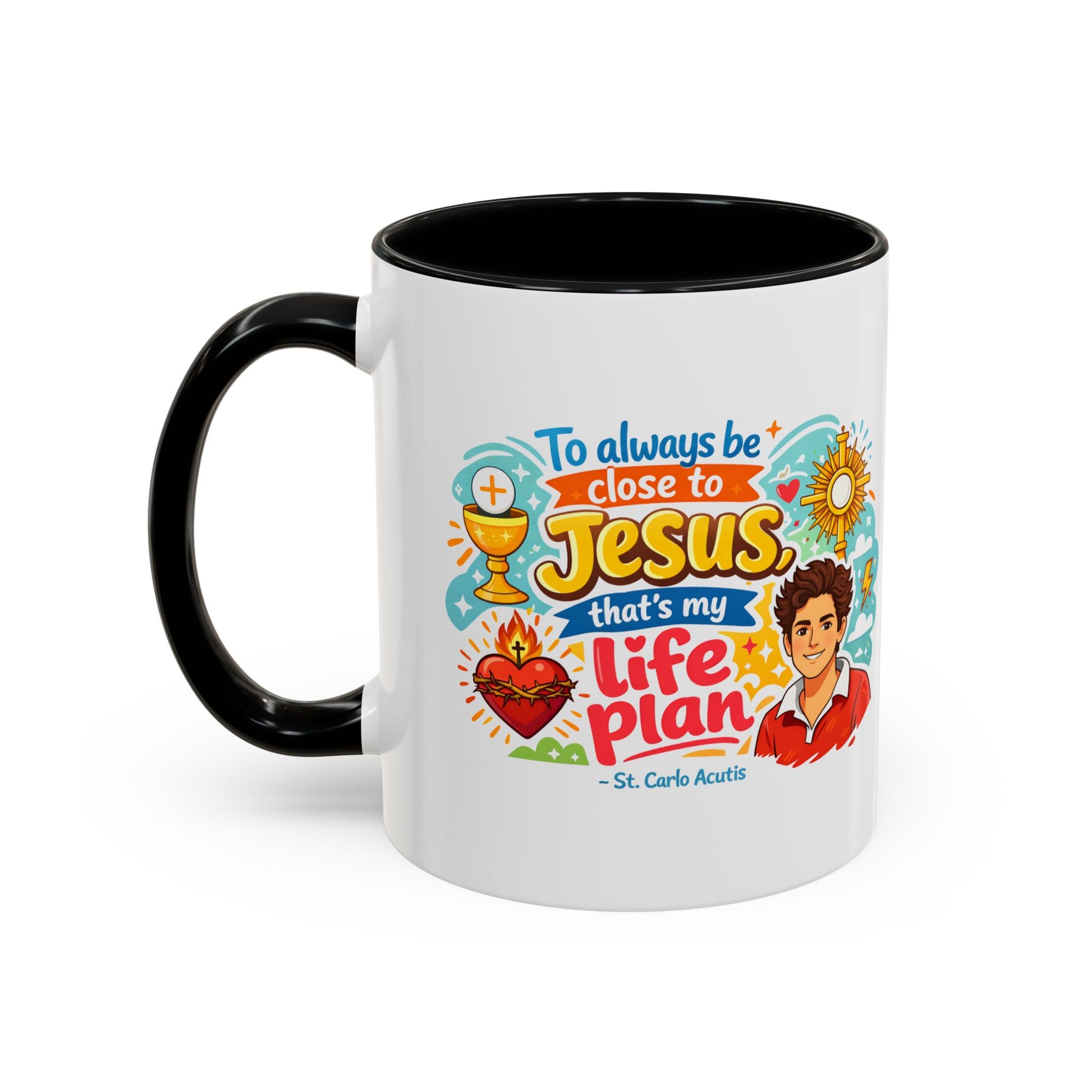 St. Carlo Acutis Kids/Teens Accent Mug